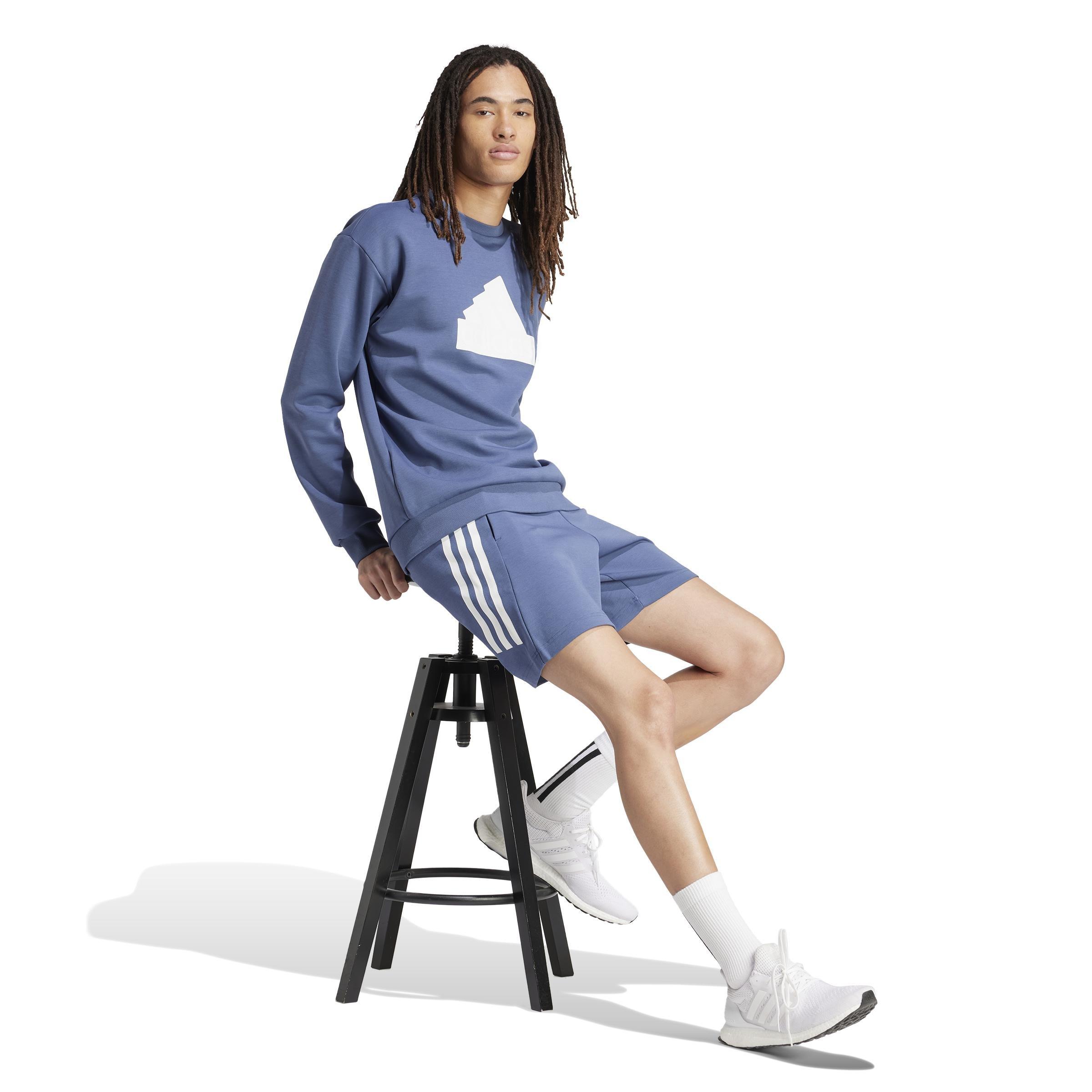 Future Icons 3-Stripes Shorts, Blue, A901_ONE, large image number 6