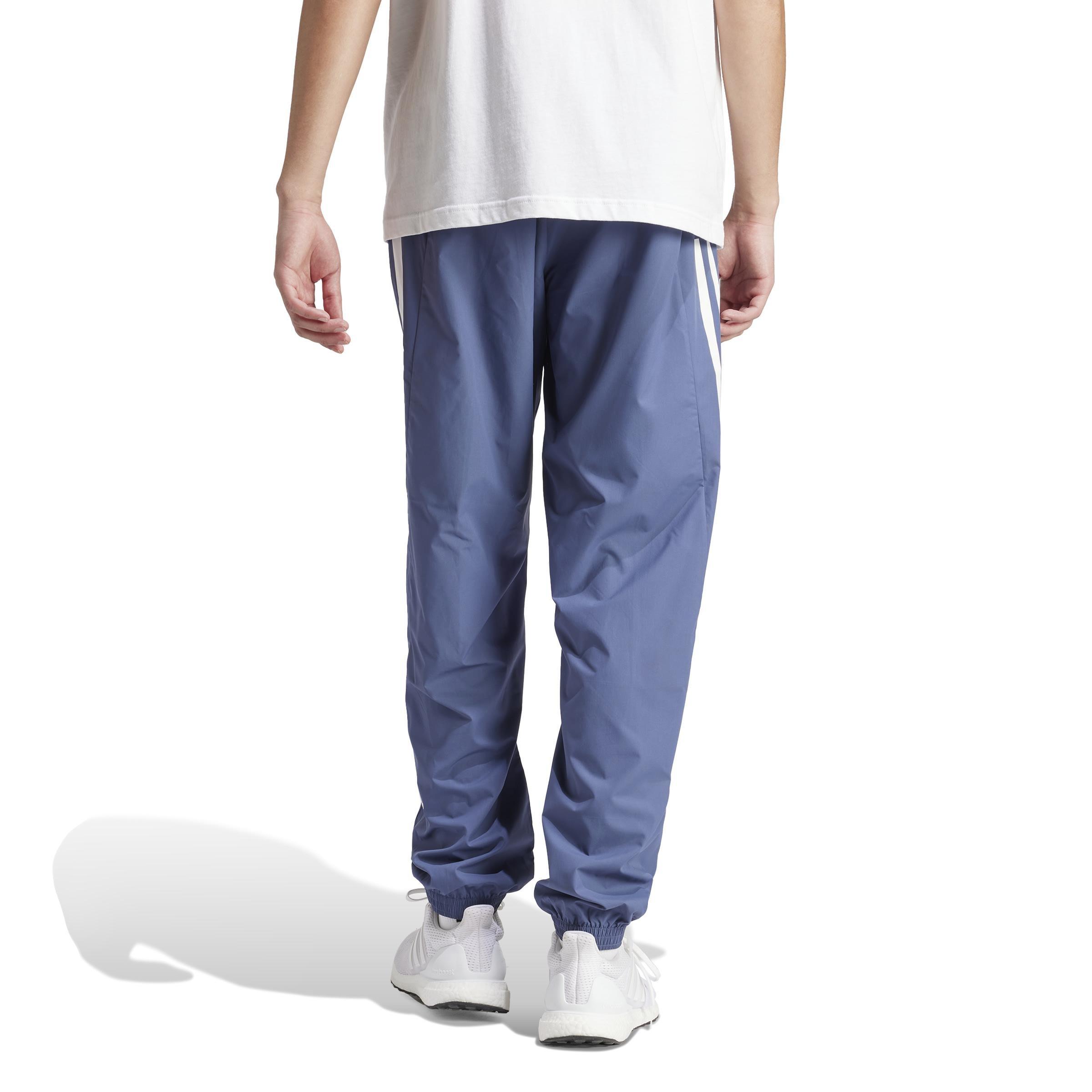 Future Icons 3-Stripes Woven Tracksuit Bottoms, Blue, A901_ONE, large image number 2