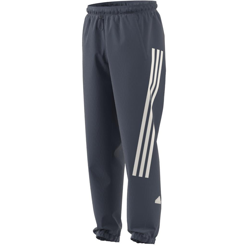 Future Icons 3-Stripes Woven Tracksuit Bottoms, Blue, A901_ONE, large image number 7