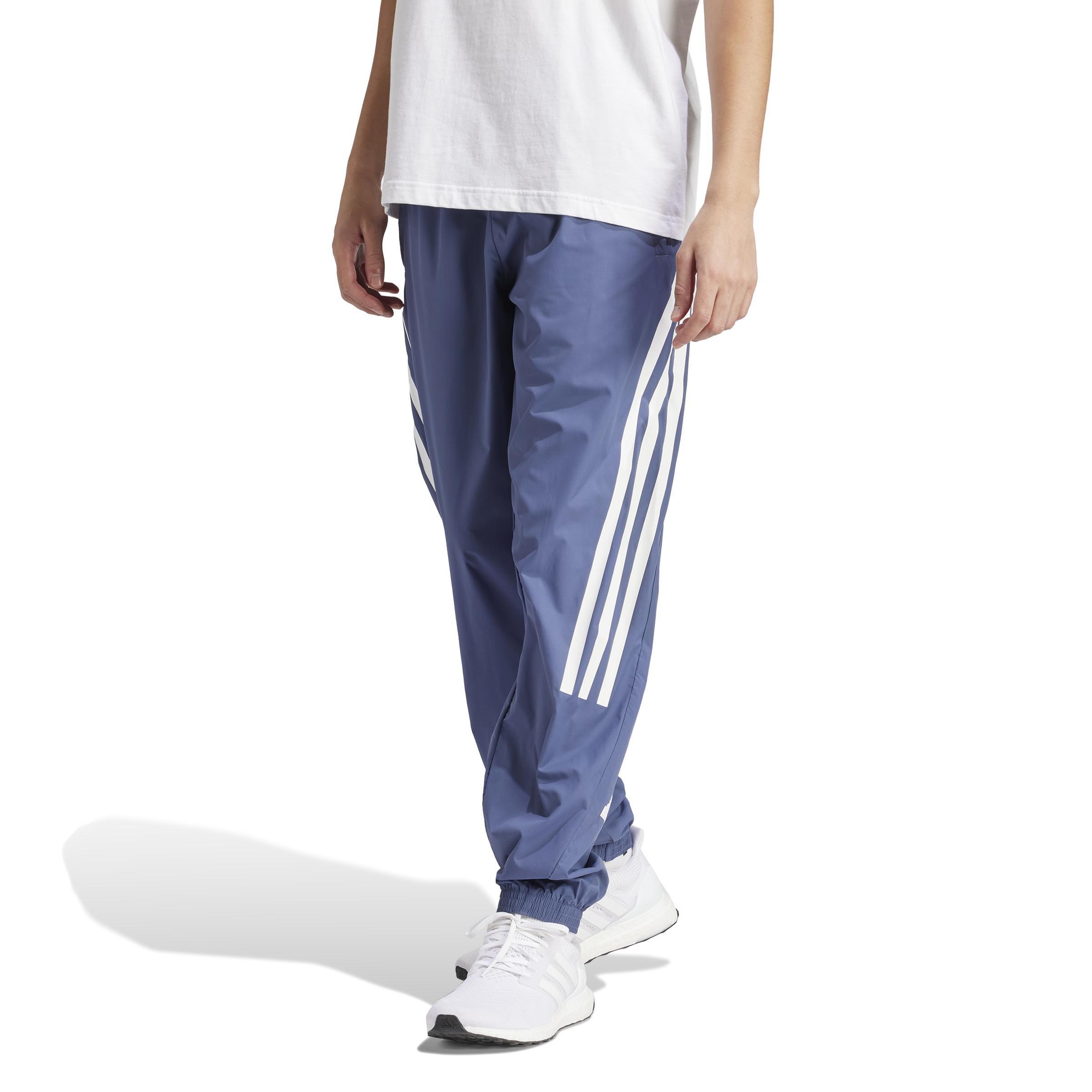 Future Icons 3-Stripes Woven Tracksuit Bottoms, Blue, A901_ONE, large image number 14