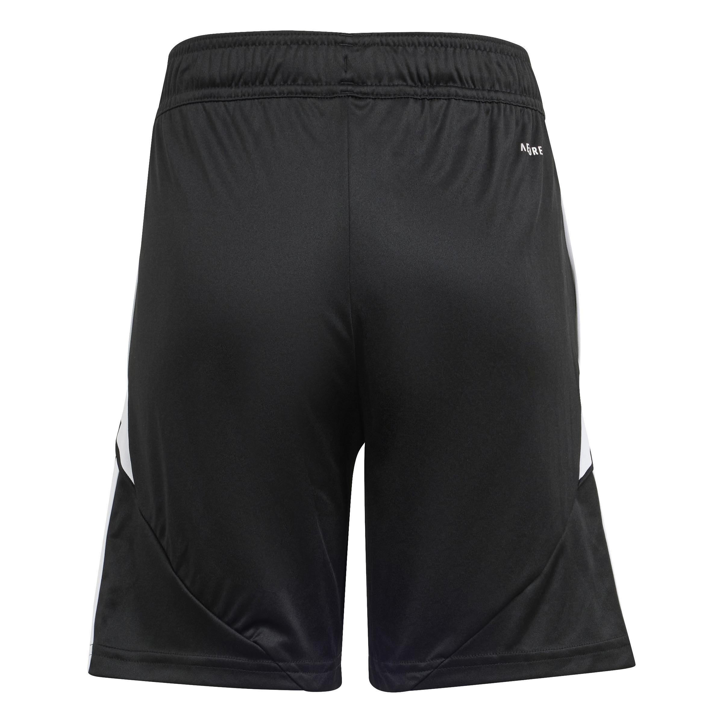 Unisex Kids Tiro 24 Shorts, Black, A901_ONE, large image number 2