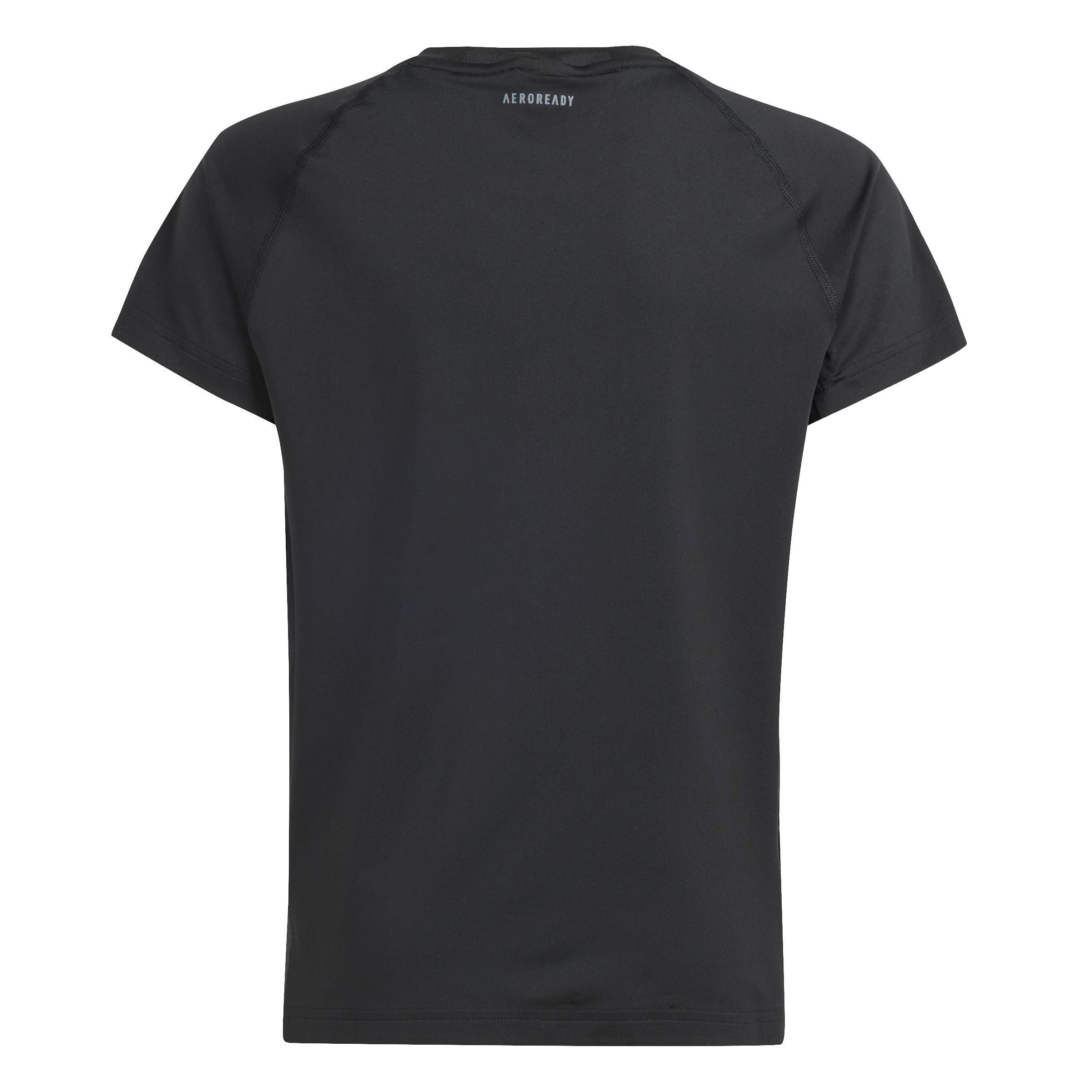 Kids T-Shirt, Black, A901_ONE, large image number 2