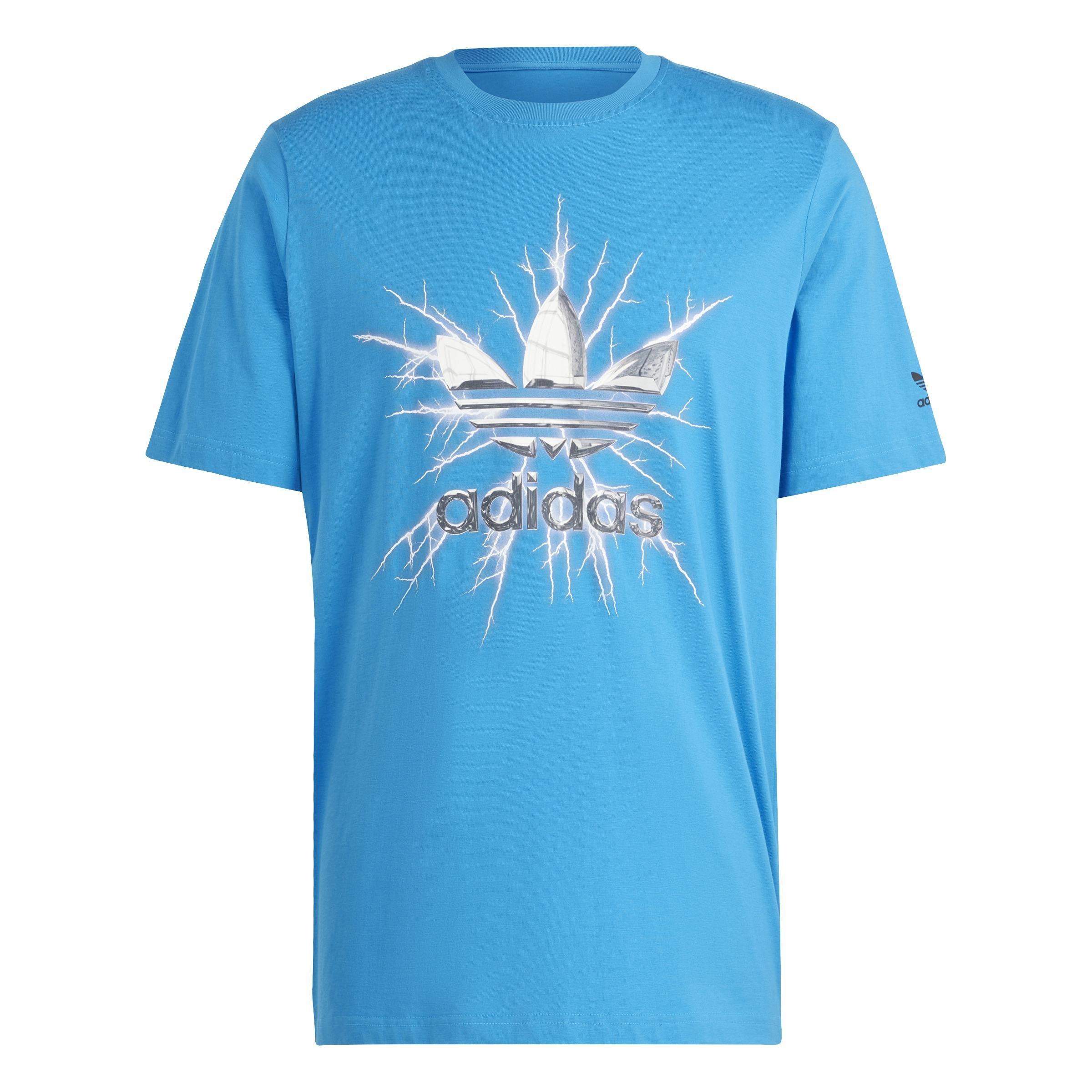 Graphic Short Sleeve T-Shirt, Blue, A901_ONE, medium