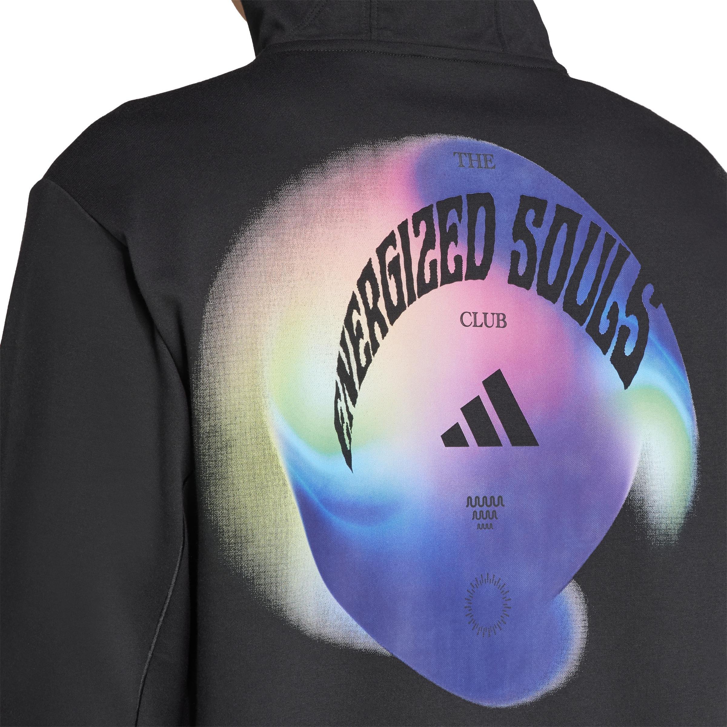 Yoga Training Hoodie, Black, , large image number 4