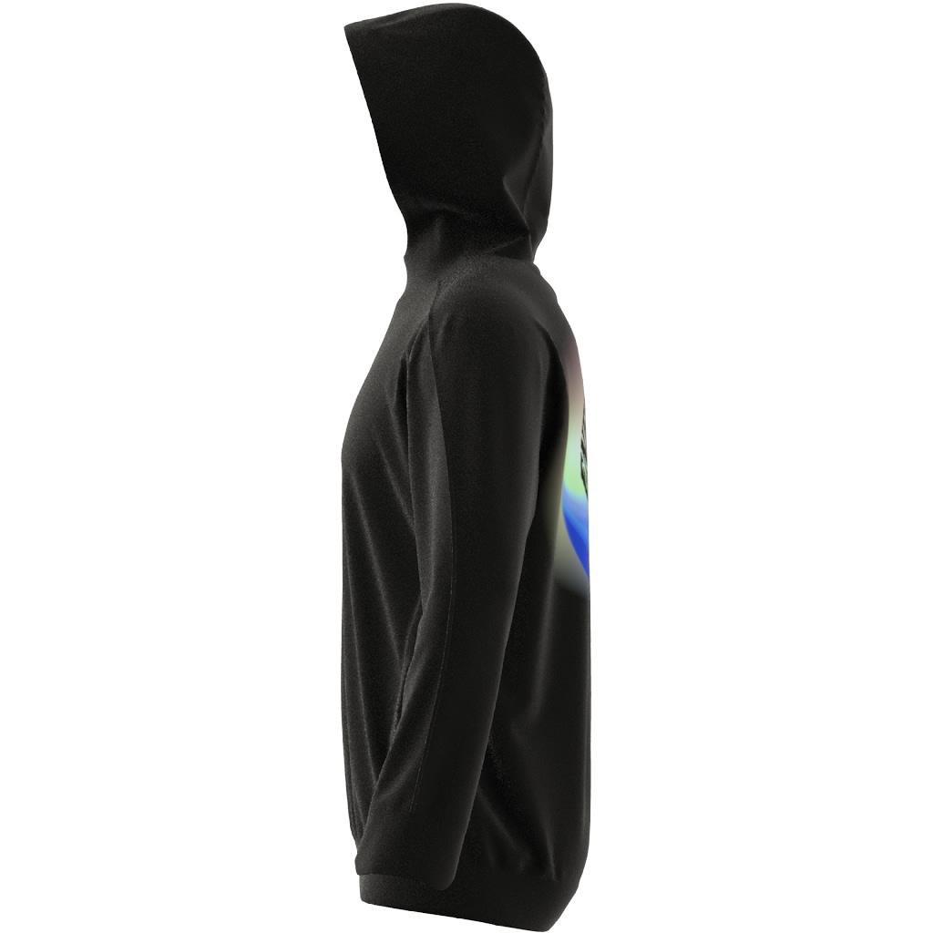 Yoga Training Hoodie, Black, A901_ONE, large image number 7