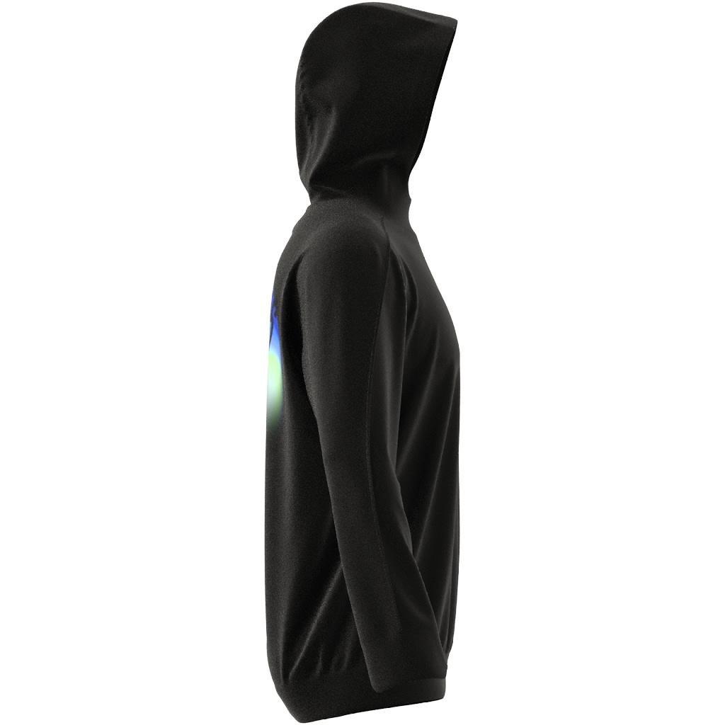 Yoga Training Hoodie, Black, A901_ONE, large image number 8