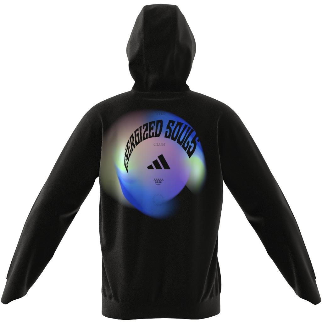 Yoga Training Hoodie, Black, A901_ONE, large image number 14