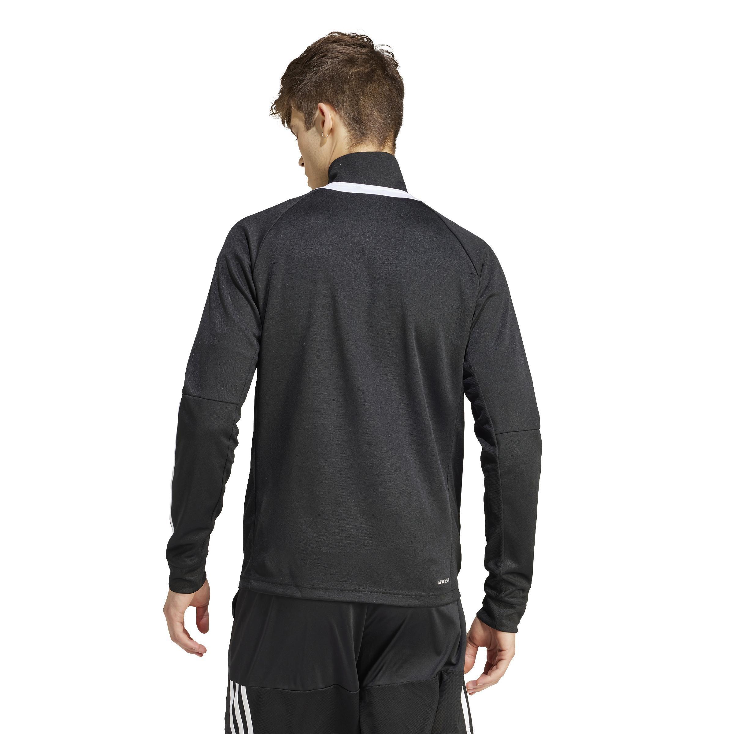Sereno AEROREADY Cut 3-Stripes Slim Track Jacket, Black, A901_ONE, large image number 4