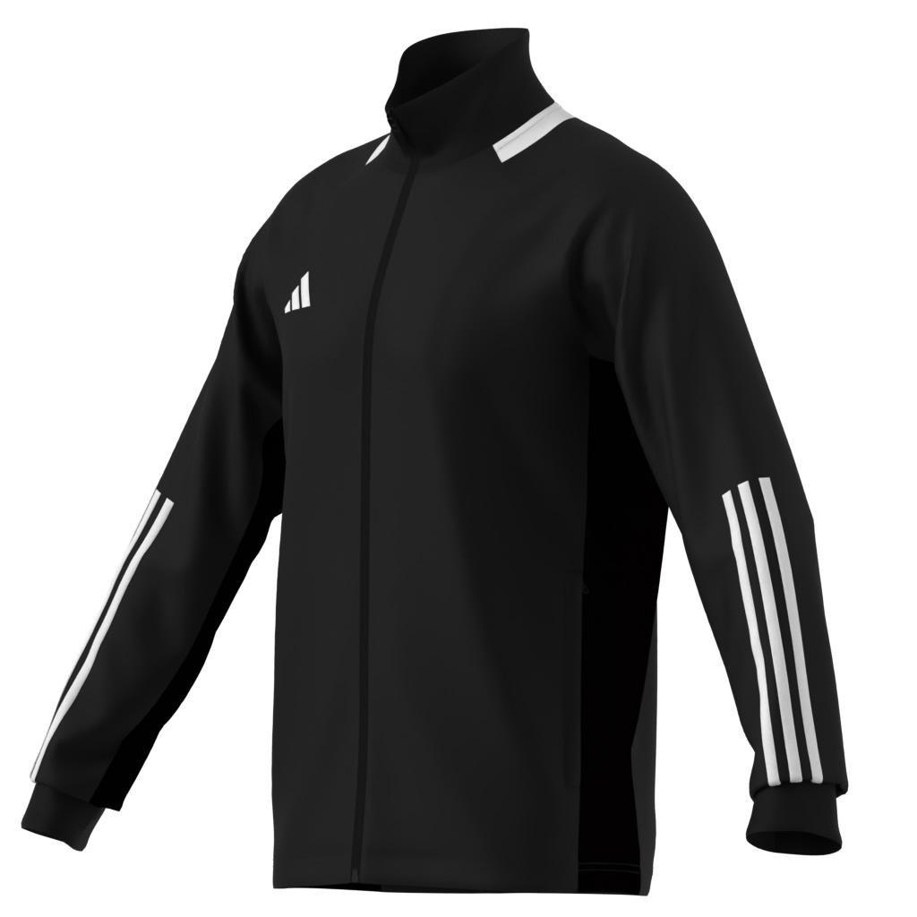 Sereno AEROREADY Cut 3-Stripes Slim Track Jacket, Black, A901_ONE, large image number 13