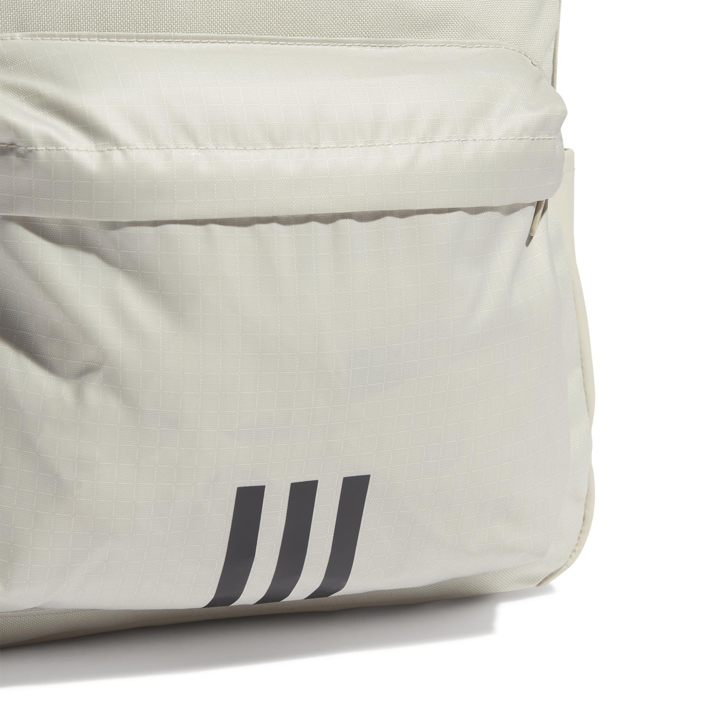 Unisex Classic Badge of Sport 3-Stripes Backpack, Beige, A901_ONE, large image number 4