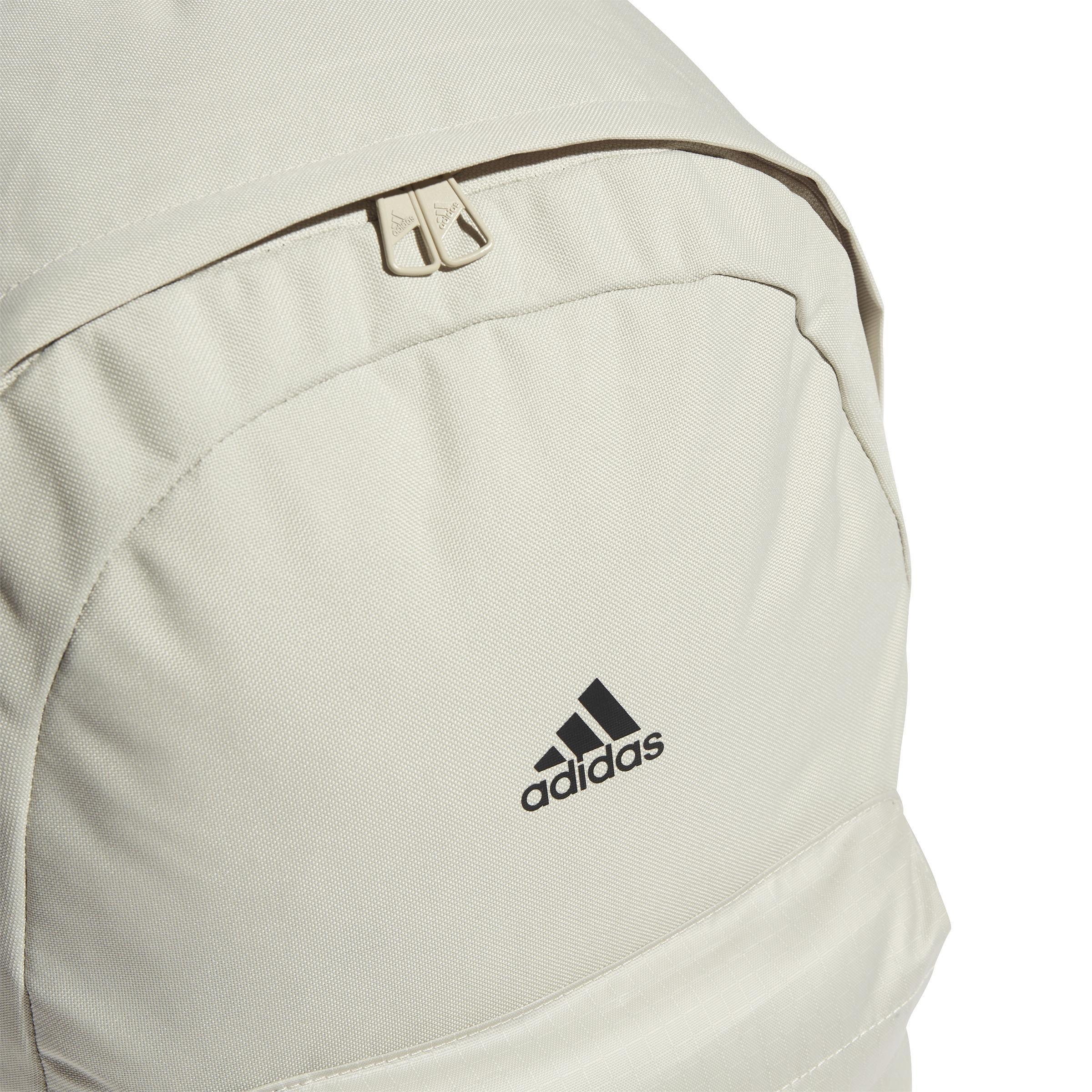 Unisex Classic Badge of Sport 3-Stripes Backpack, Beige, A901_ONE, large image number 5