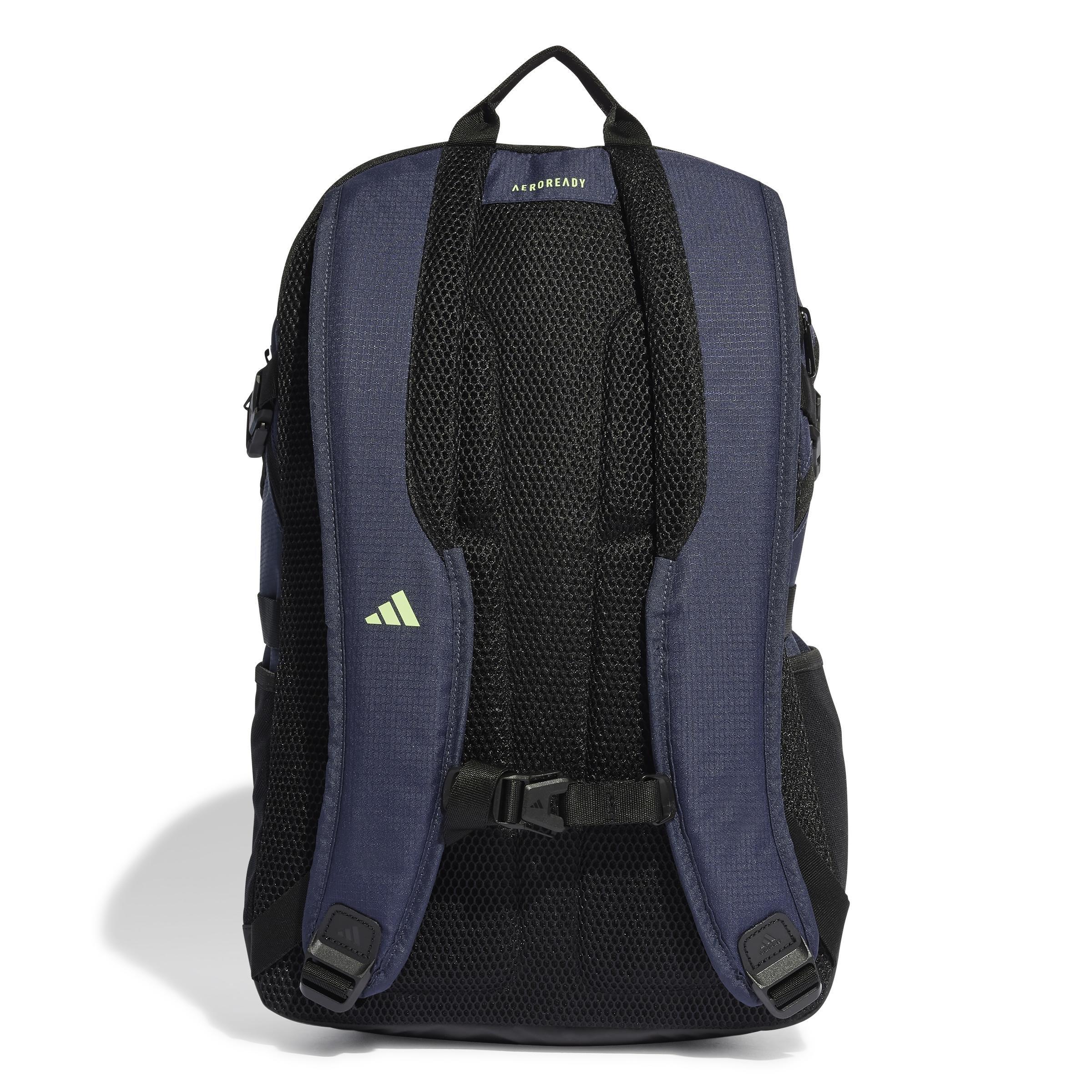 Unisex Essentials 3-Stripes Performance Backpack, Blue, A901_ONE, large image number 3