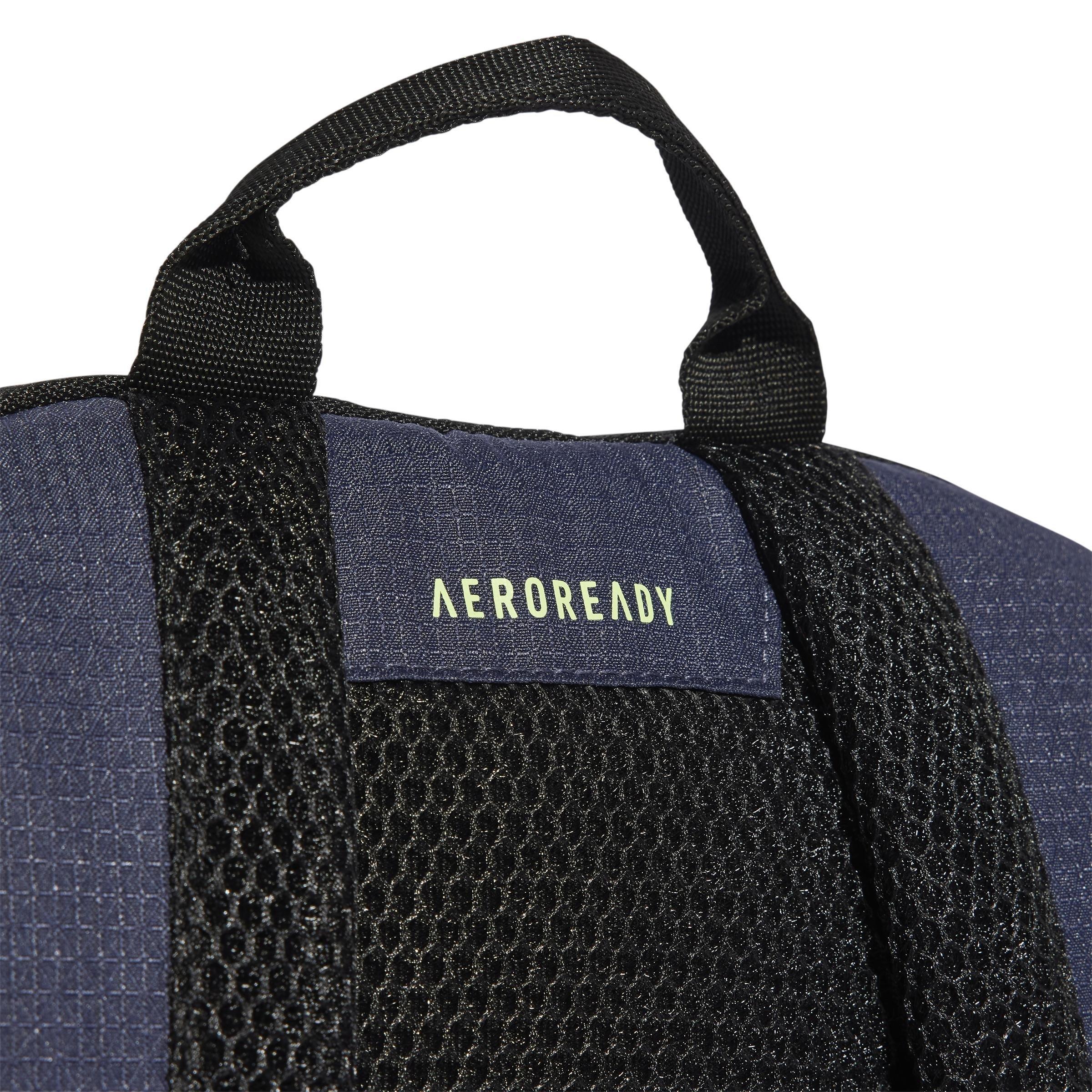Unisex Essentials 3-Stripes Performance Backpack, Blue, A901_ONE, large image number 4