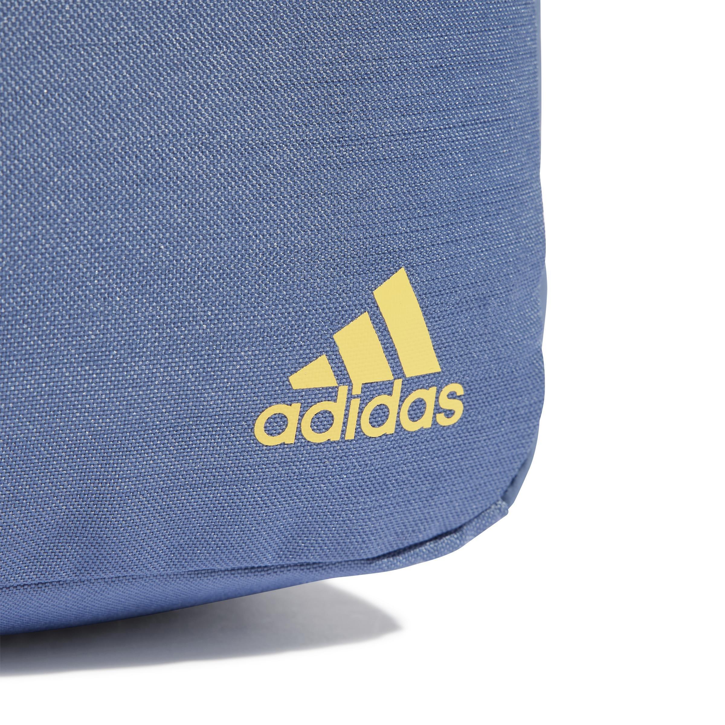 Unisex Classic Horizontal 3-Stripes Backpack, Blue, A901_ONE, large image number 4