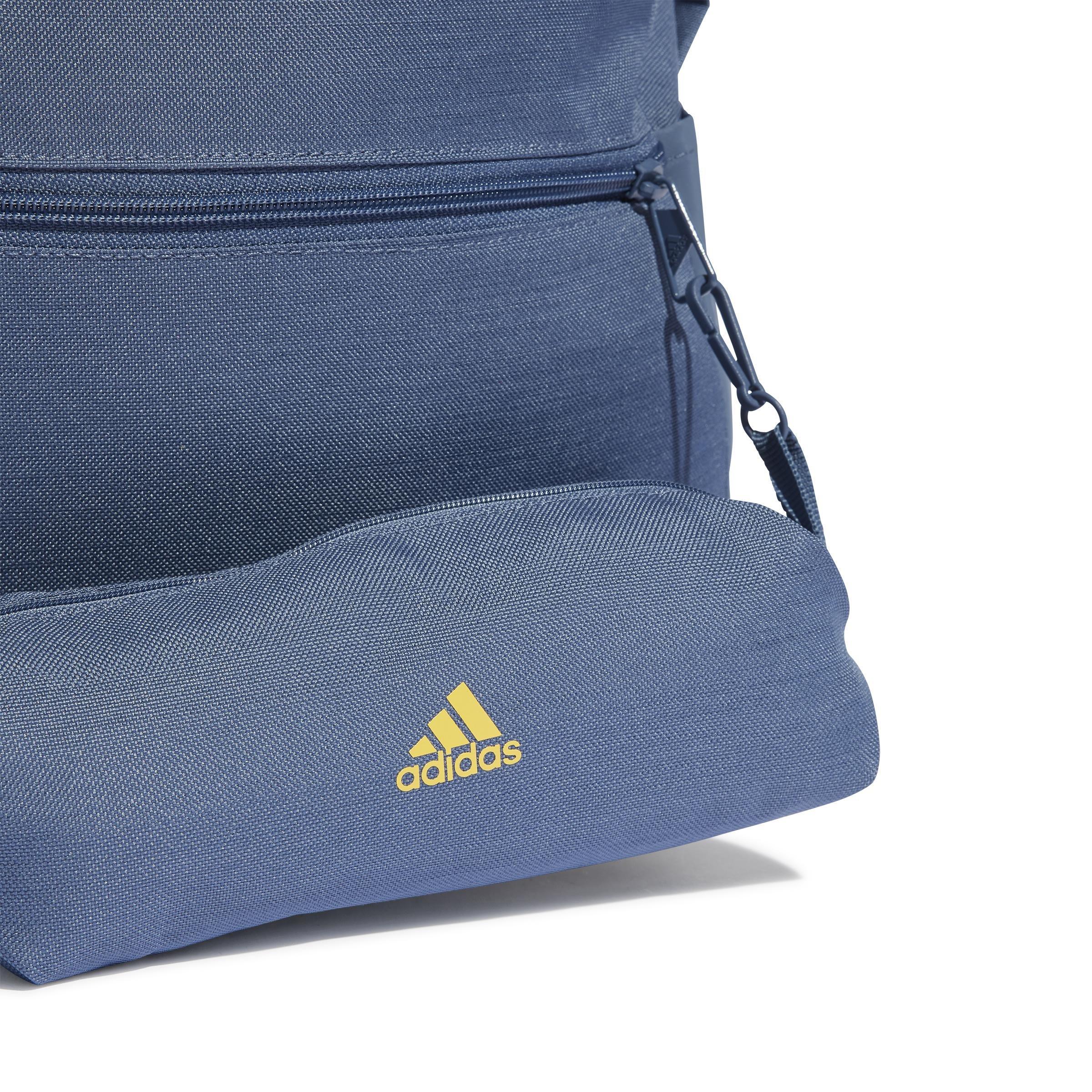 Unisex Classic Horizontal 3-Stripes Backpack, Blue, A901_ONE, large image number 5