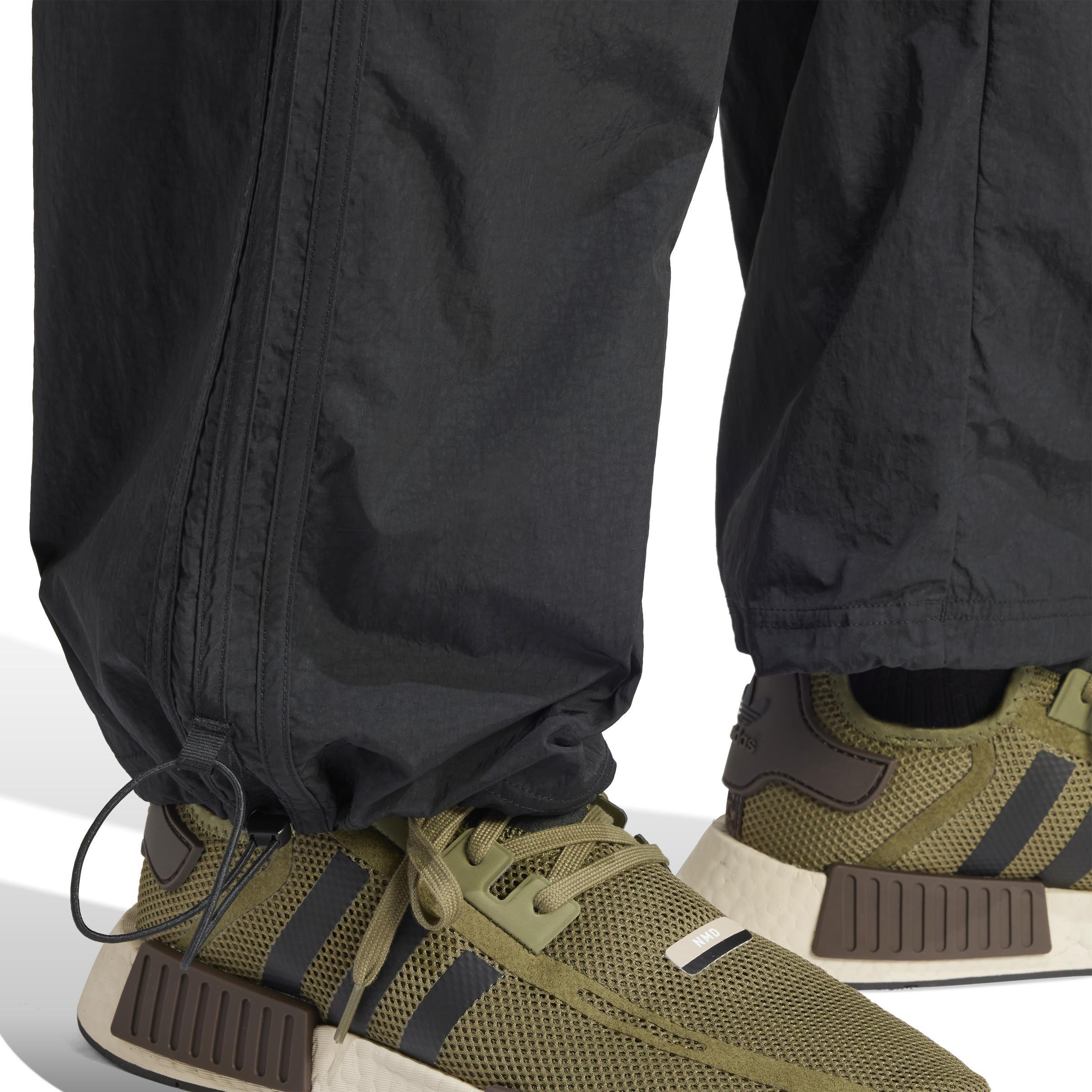 Adi Cargo Tracksuit Bottoms, Black, A901_ONE, large image number 4