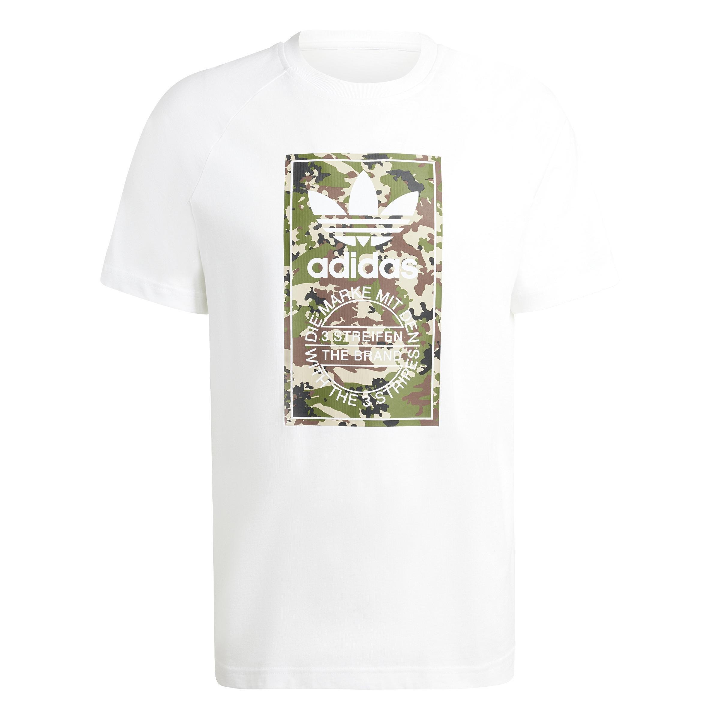 Camo Tongue T-Shirt, White, A901_ONE, large image number 0