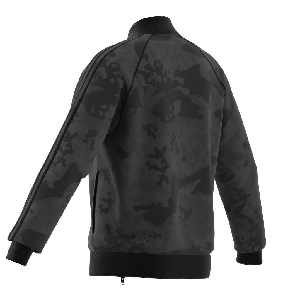 Camo Sstr Track Top, Black, , large image number 1