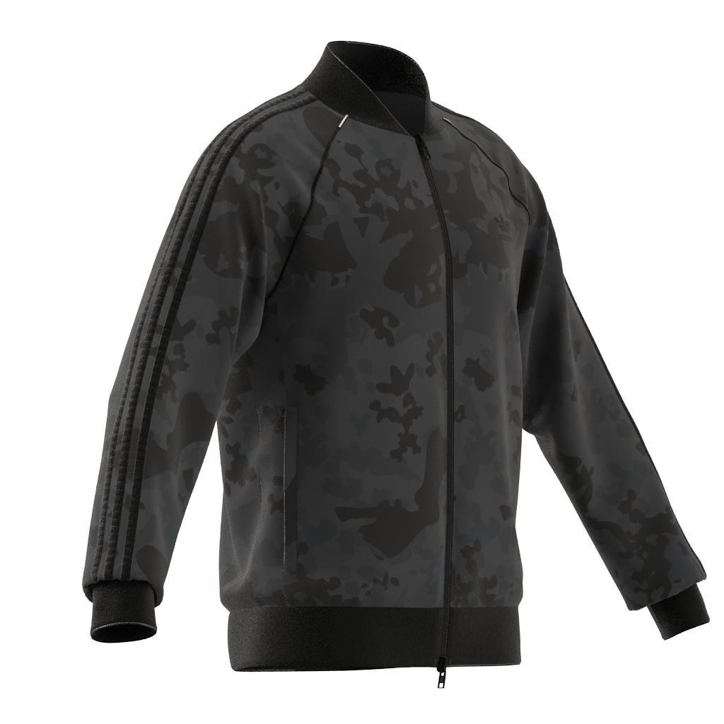 Camo Sstr Track Top, Black, , large image number 2