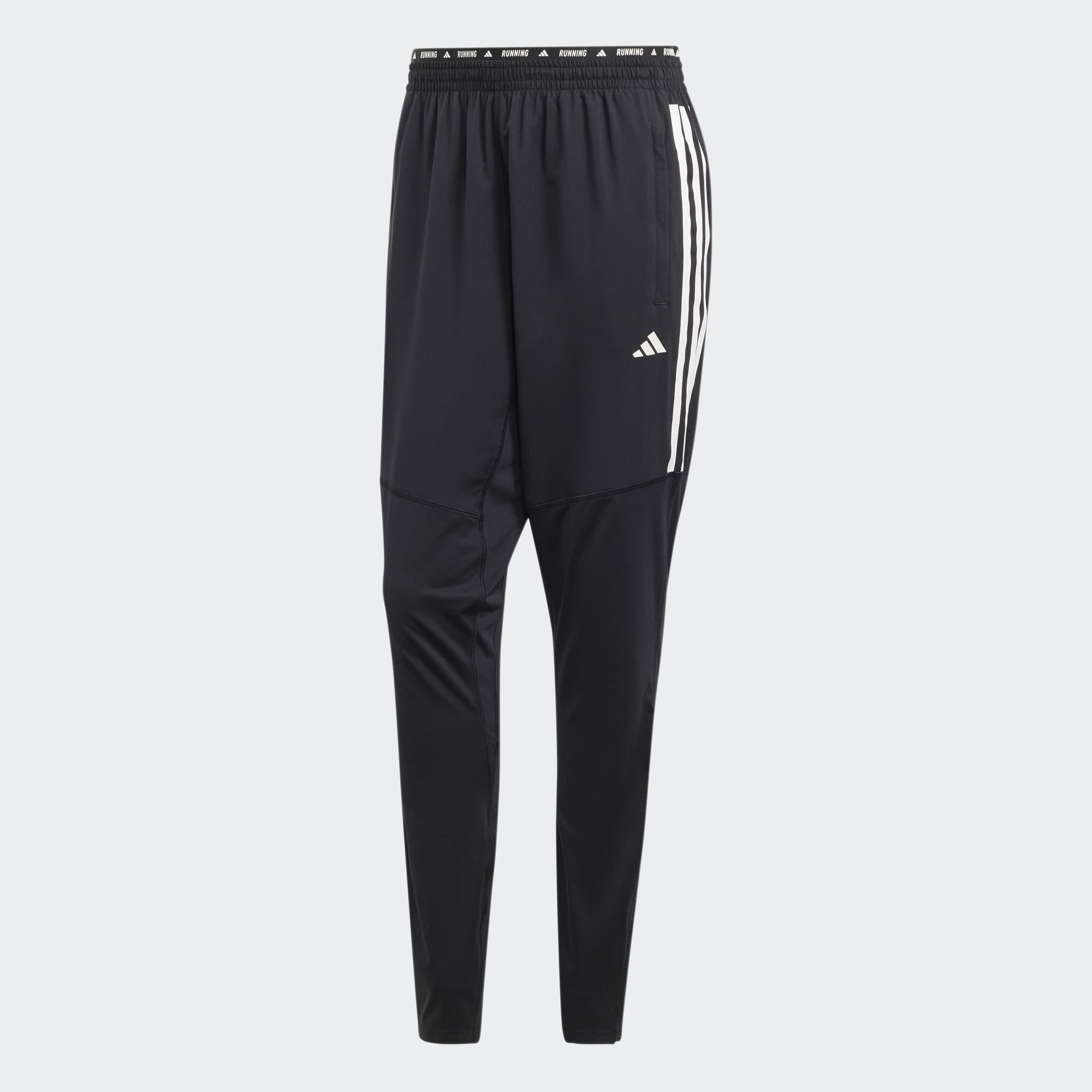 Own The Run 3-Stripes Joggers, Black