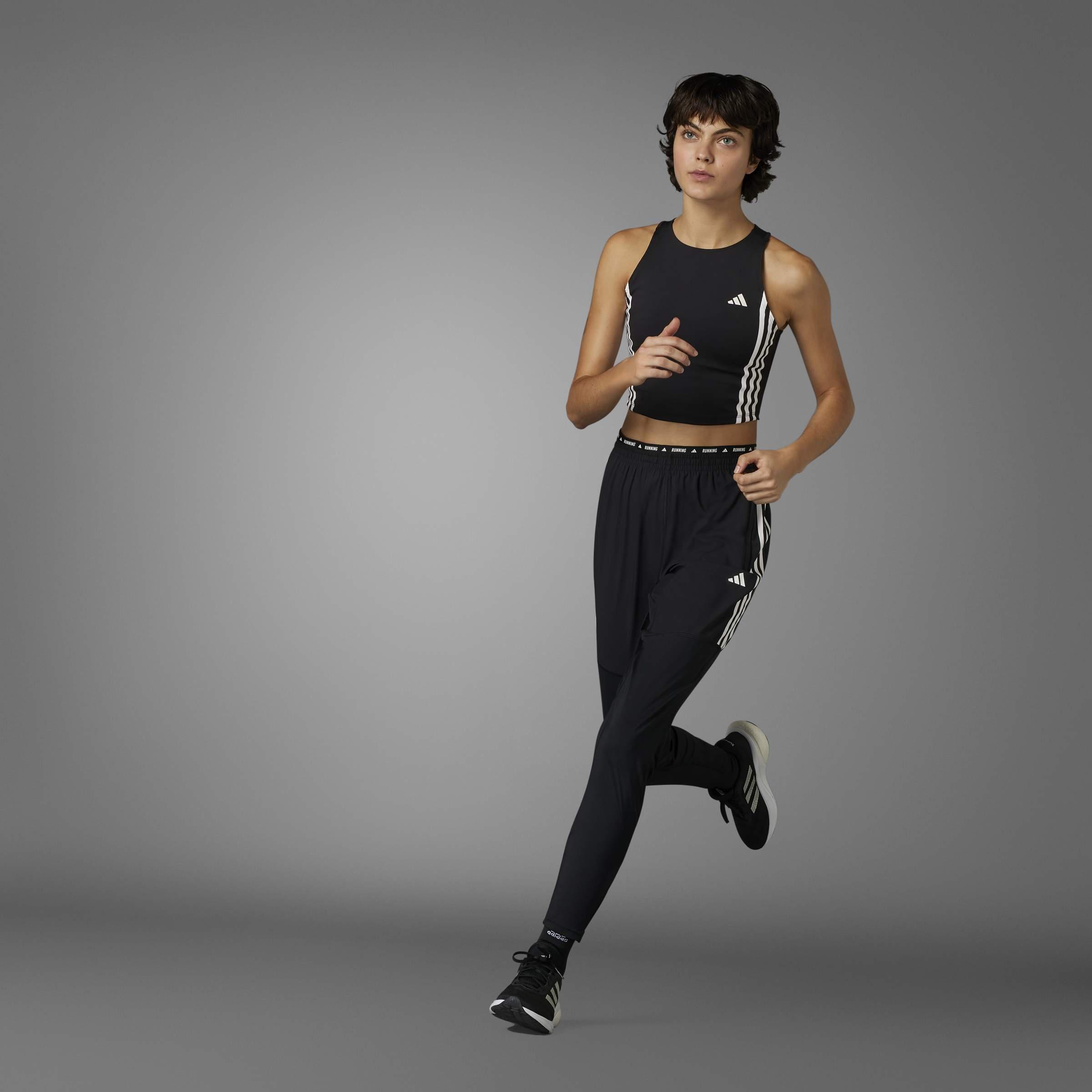 Own The Run 3-Stripes Joggers, Black, A901_ONE, large image number 2