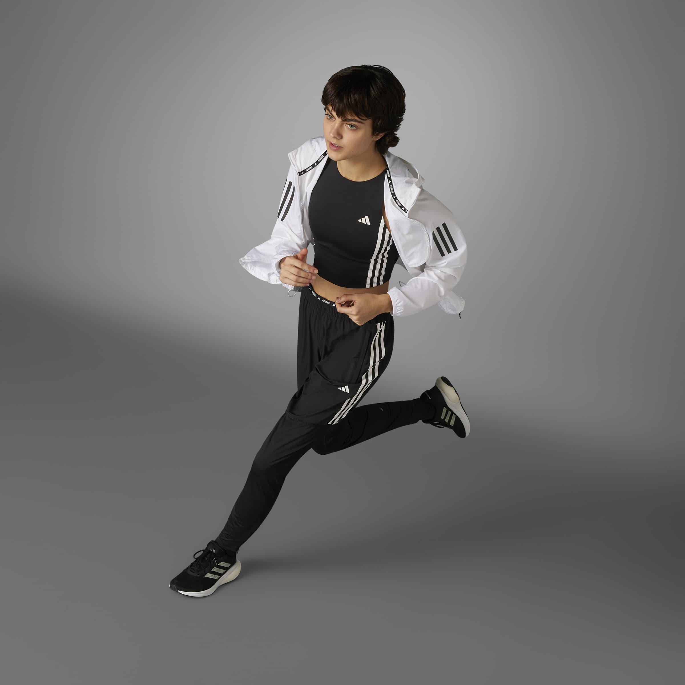 Own The Run 3-Stripes Joggers, Black, A901_ONE, large image number 3