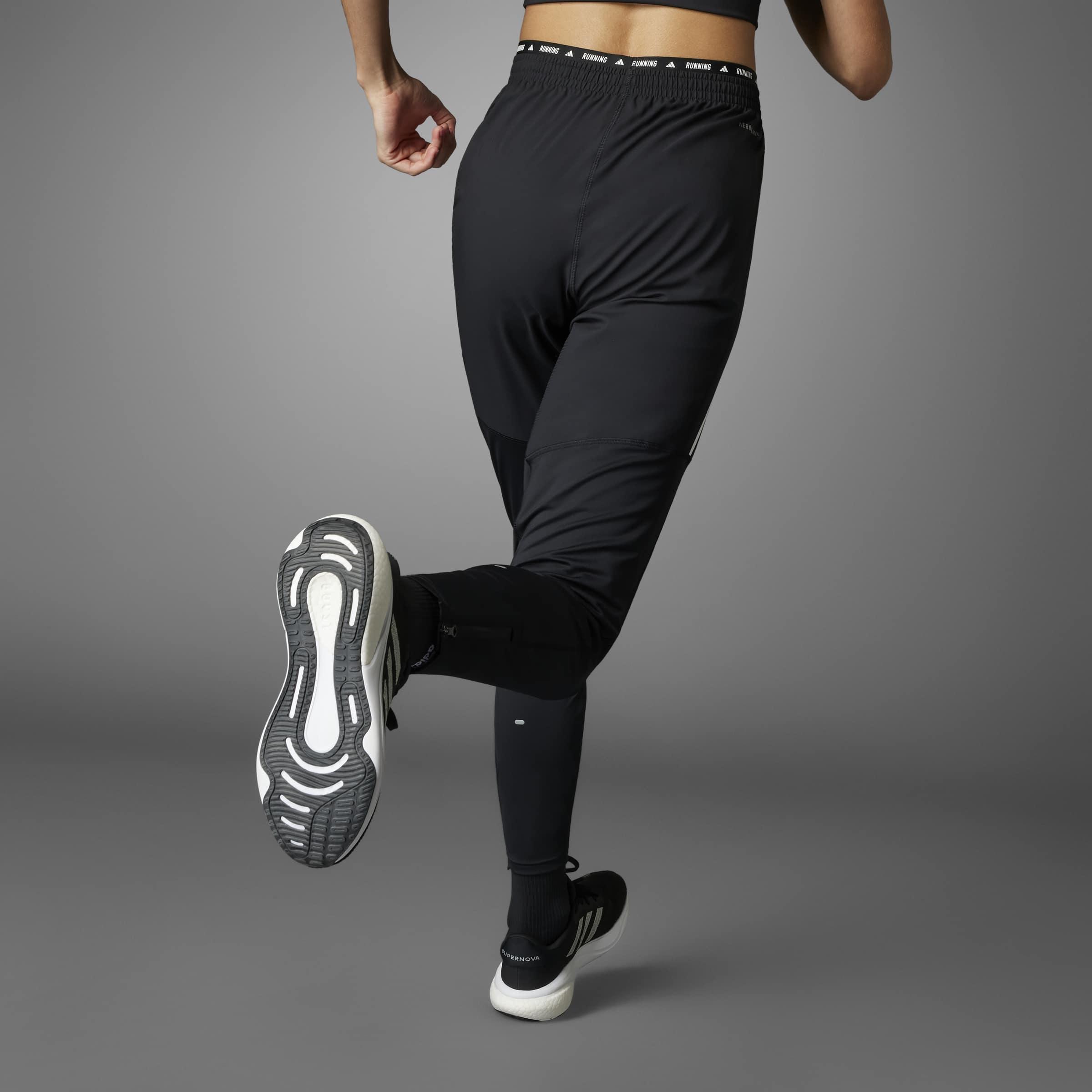 Own The Run 3-Stripes Joggers, Black, A901_ONE, large image number 6