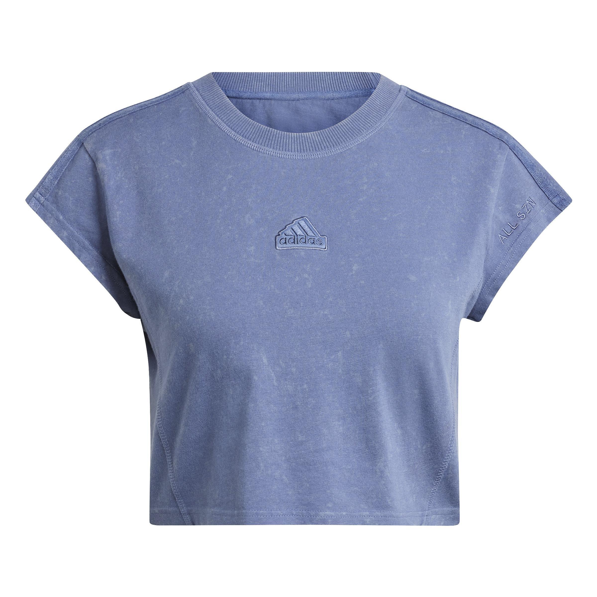 ALL SZN 3-Stripes Garment Wash Baby T-Shirt, Blue, A901_ONE, medium