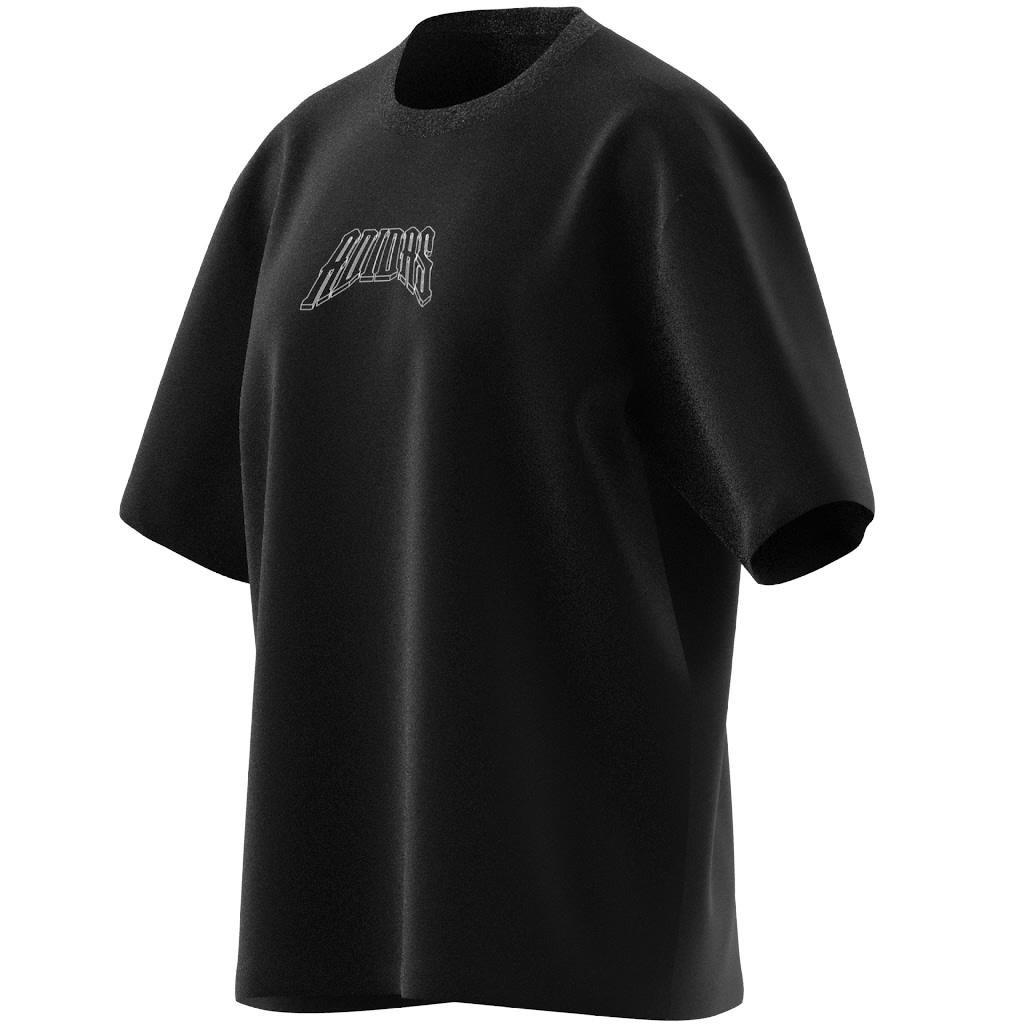 Band Merch Graphic Boyfriend T-Shirt, Black, A901_ONE, large image number 8