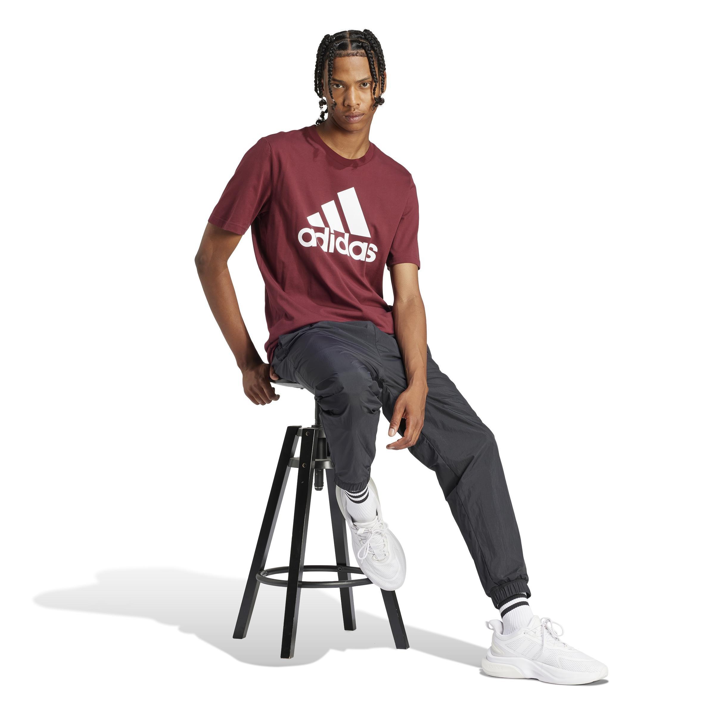 Essentials Single Jersey Big Logo T-Shirt, Red, A901_ONE, large image number 10