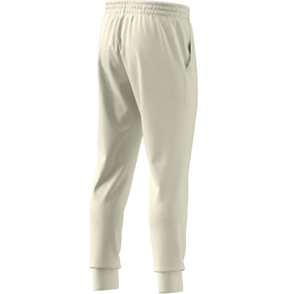Essentials Single Jersey Tapered Cuff Joggers, White, , large image number 9