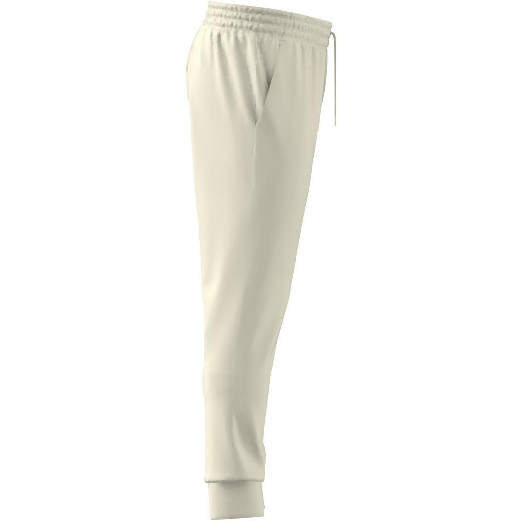 Essentials Single Jersey Tapered Cuff Joggers, White, , large image number 10