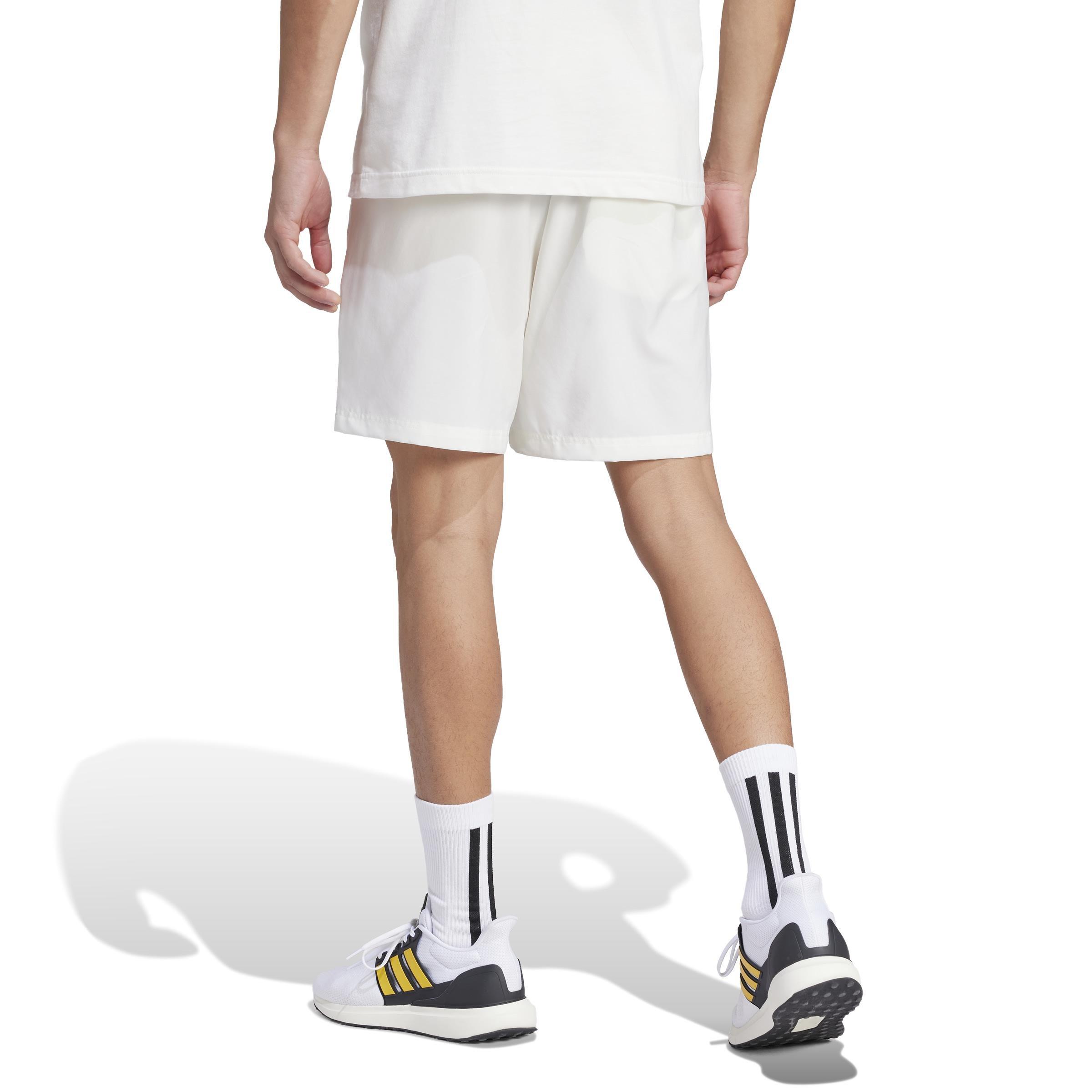 AEROREADY Essentials Chelsea Small Logo Shorts, White, , large image number 3