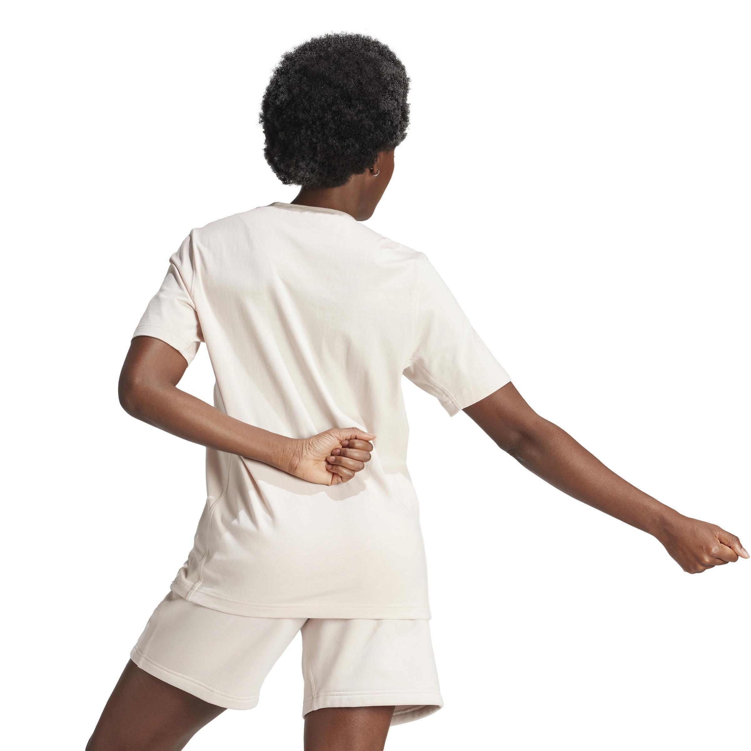 Unisex Lounge T-Shirt, Pink, A901_ONE, large image number 4