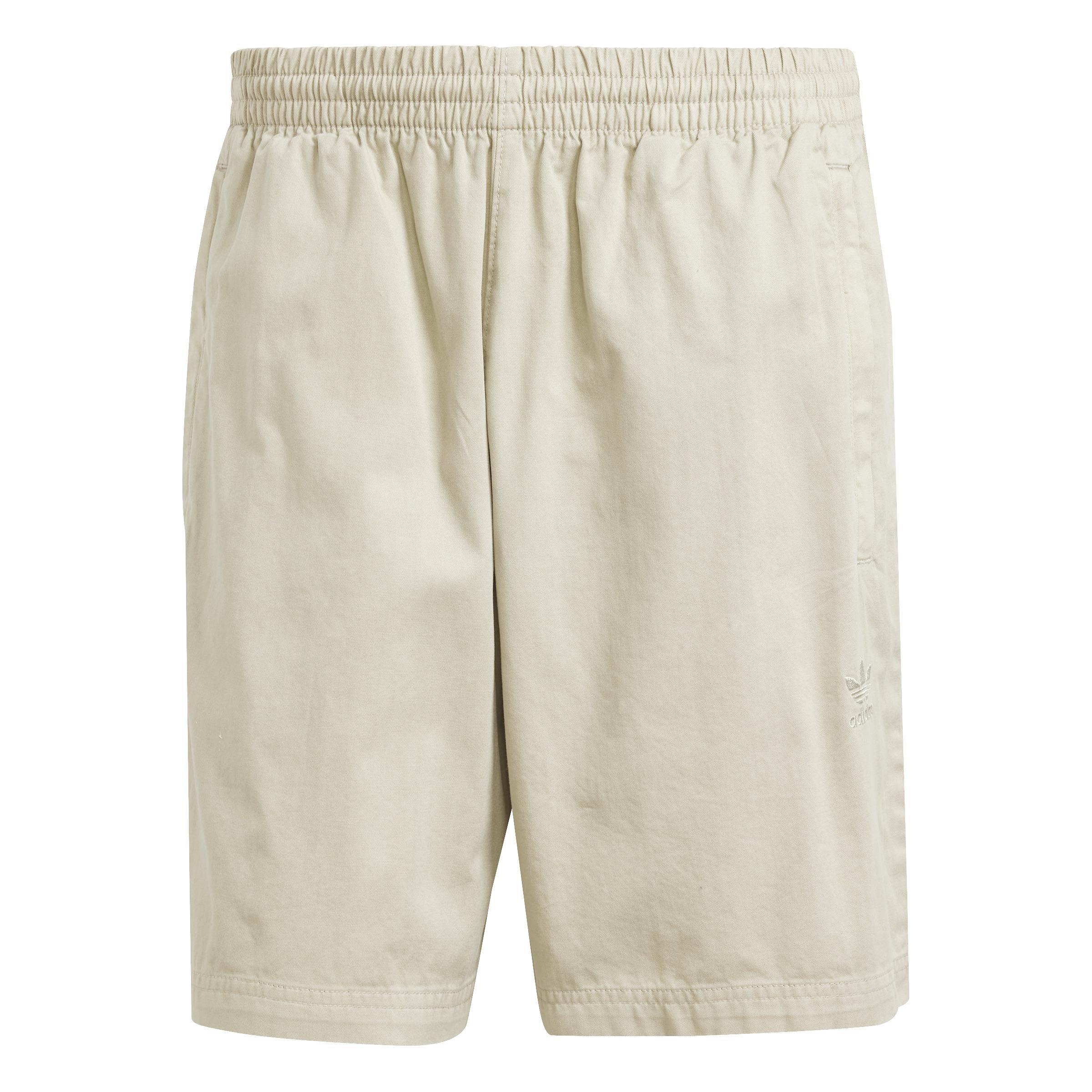 Trefoil Essentials+ Dye Woven Short, Beige, A901_ONE, large image number 0