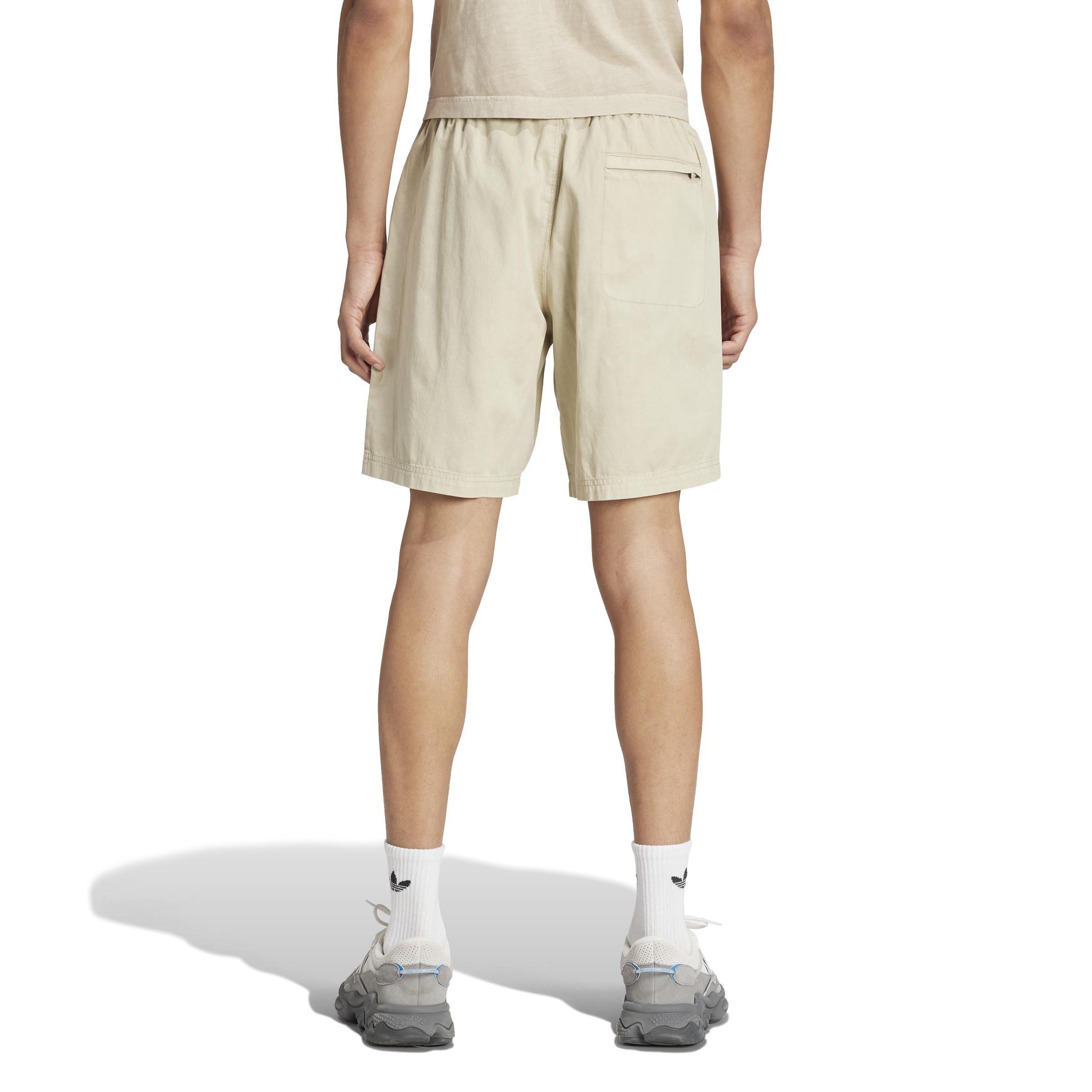 Trefoil Essentials+ Dye Woven Short, Beige, A901_ONE, large image number 2