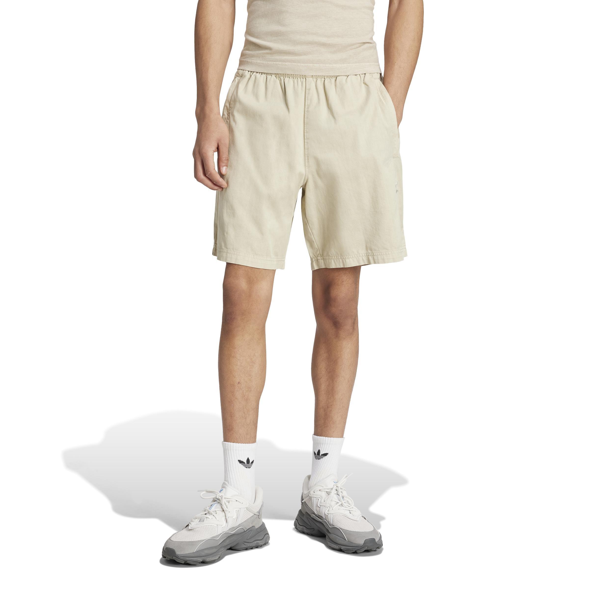 Trefoil Essentials+ Dye Woven Short, Beige, A901_ONE, large image number 6