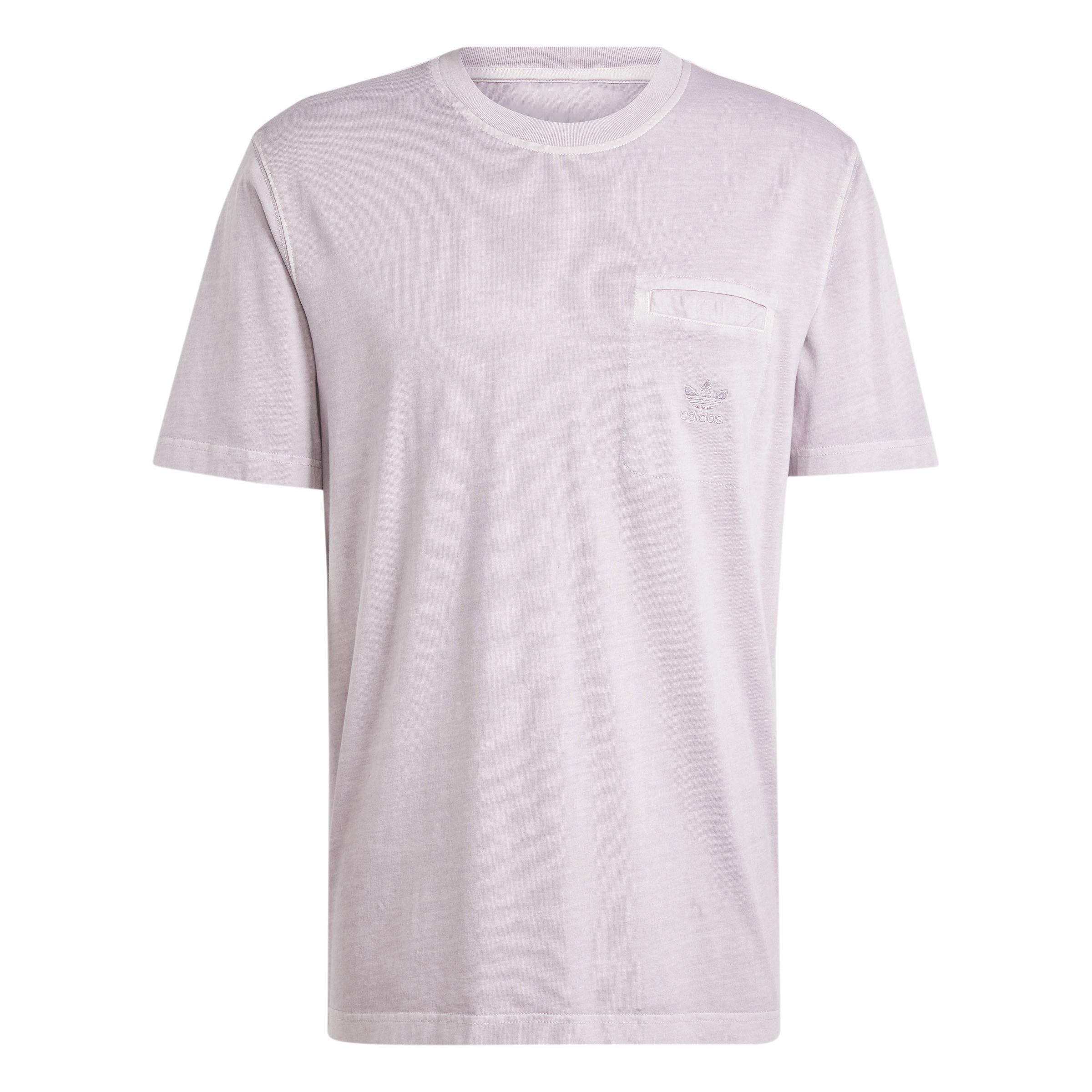 Trefoil Essentials + Dye Pocket T-Shirt, Purple, A901_ONE, large image number 0