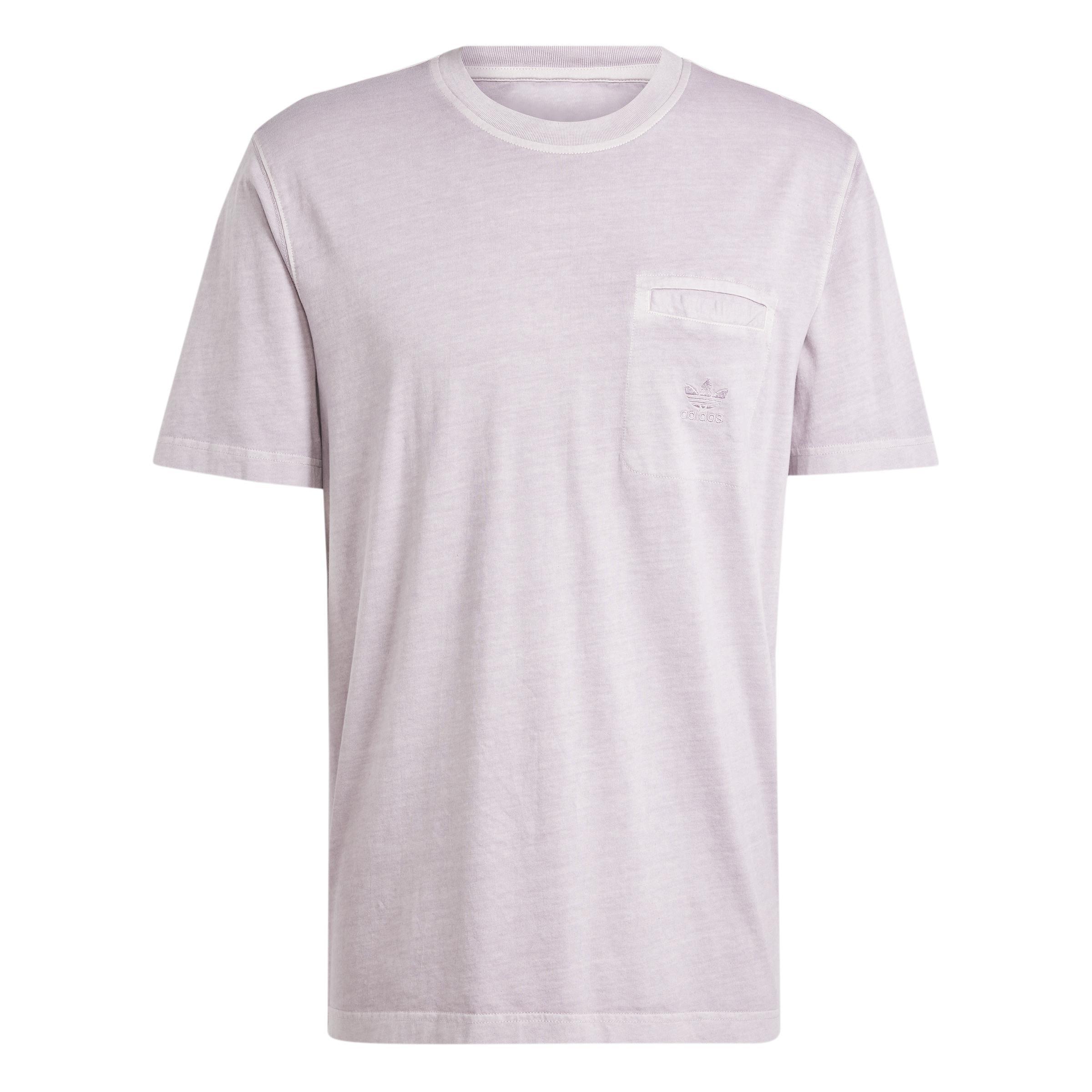 Trefoil Essentials + Dye Pocket T-Shirt, Purple, A901_ONE, large image number 1