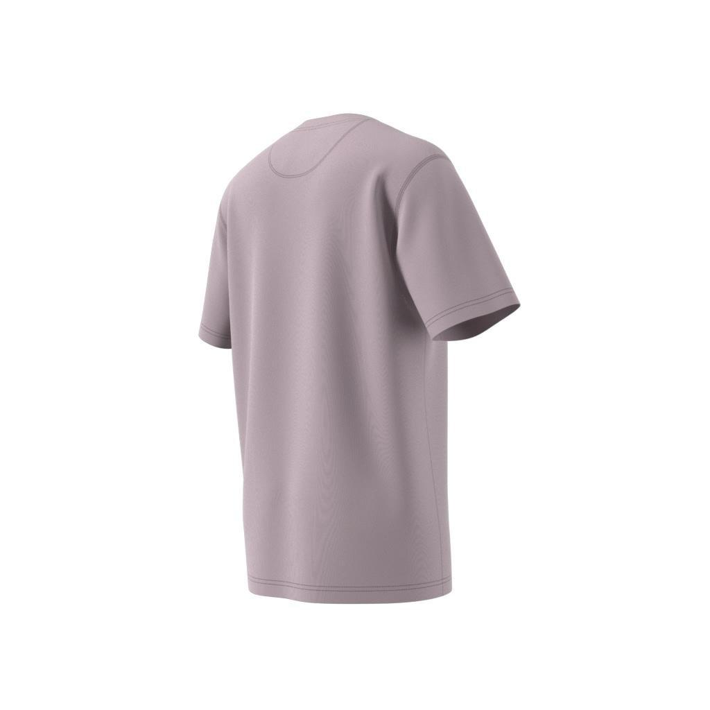 Trefoil Essentials + Dye Pocket T-Shirt, Purple, A901_ONE, large image number 6