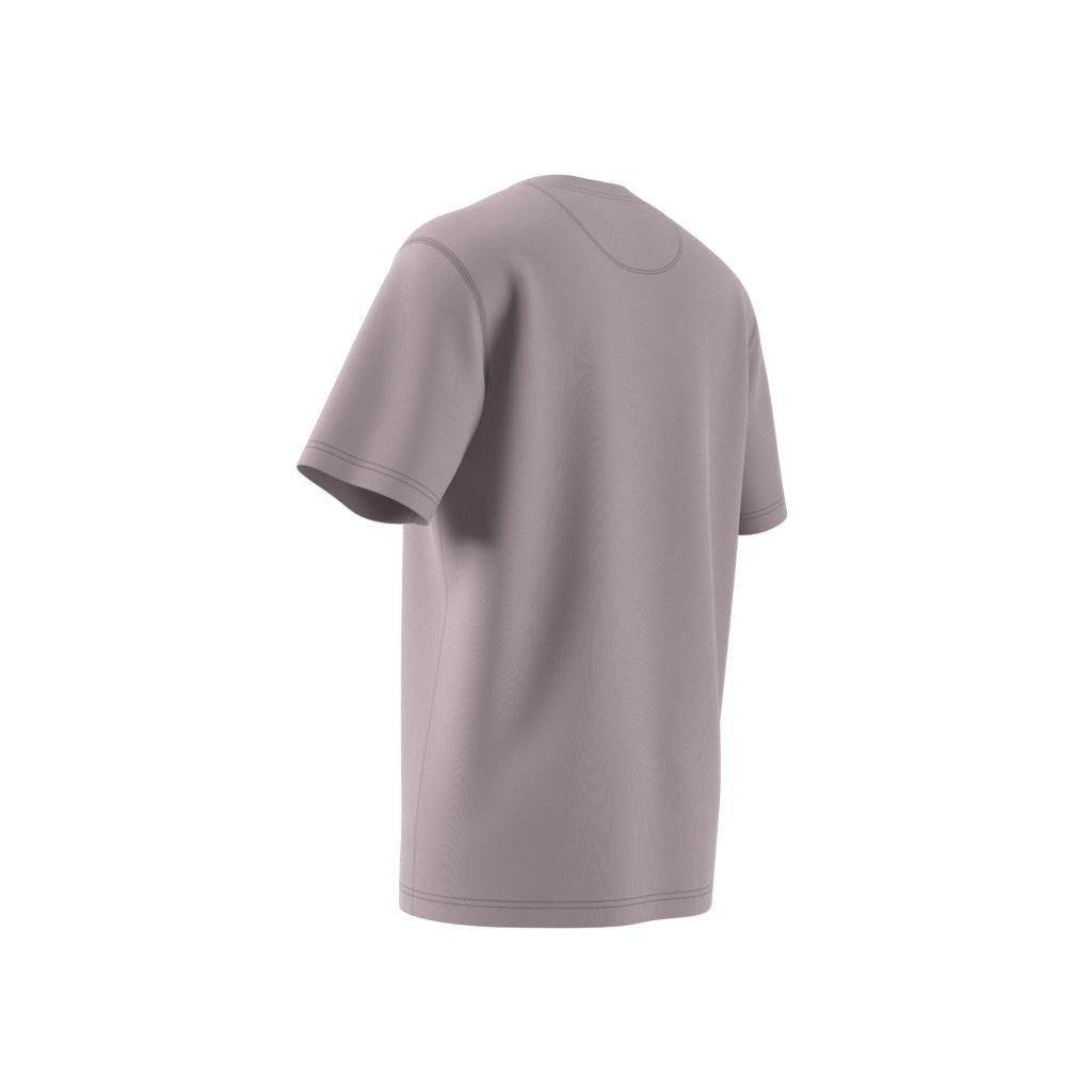 Trefoil Essentials + Dye Pocket T-Shirt, Purple, A901_ONE, large image number 12