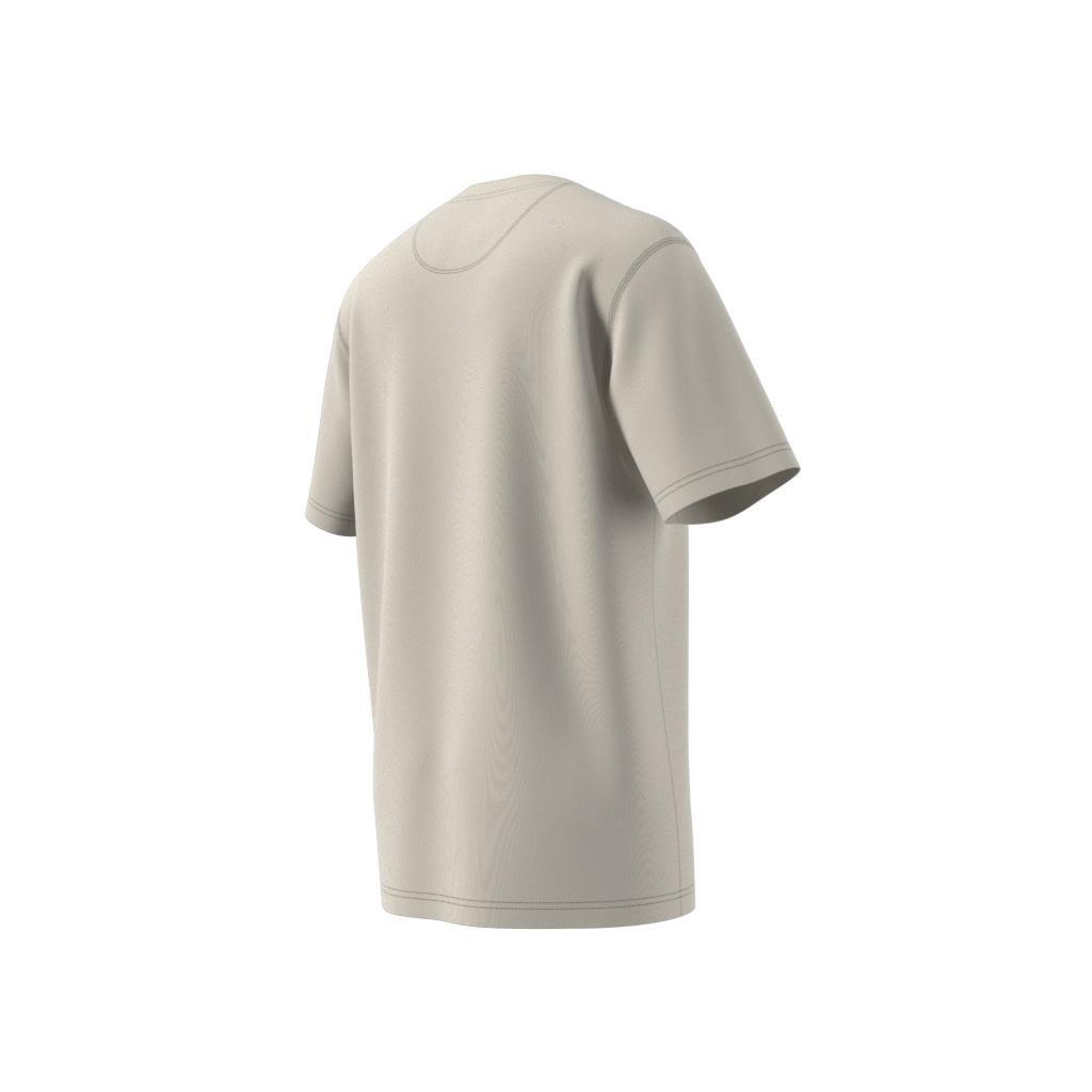 Trefoil Essentials + Dye Pocket T-Shirt, Beige, A901_ONE, large image number 12