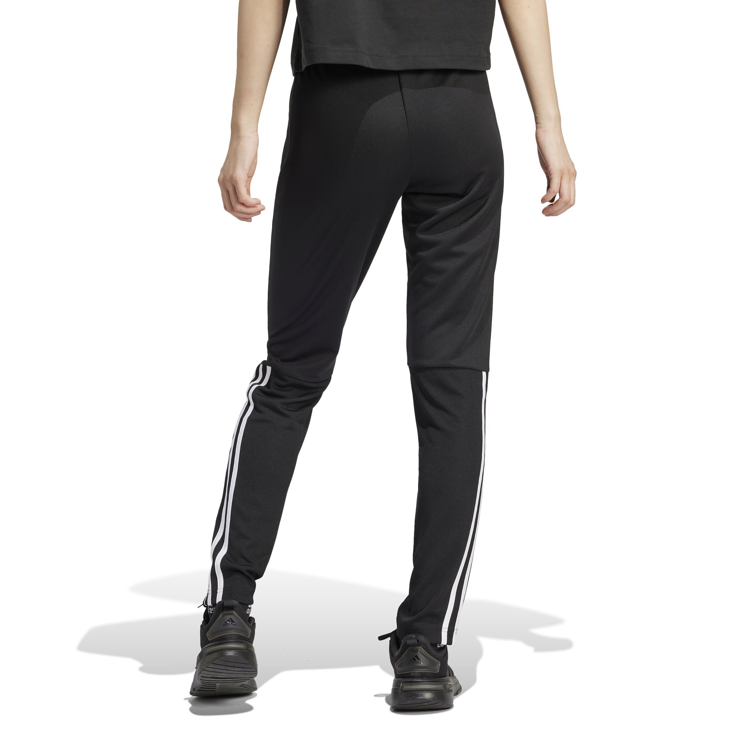 Sereno AEROREADY Cut 3-Stripes Slim Tapered Tracksuit Bottoms, Black, , large image number 3