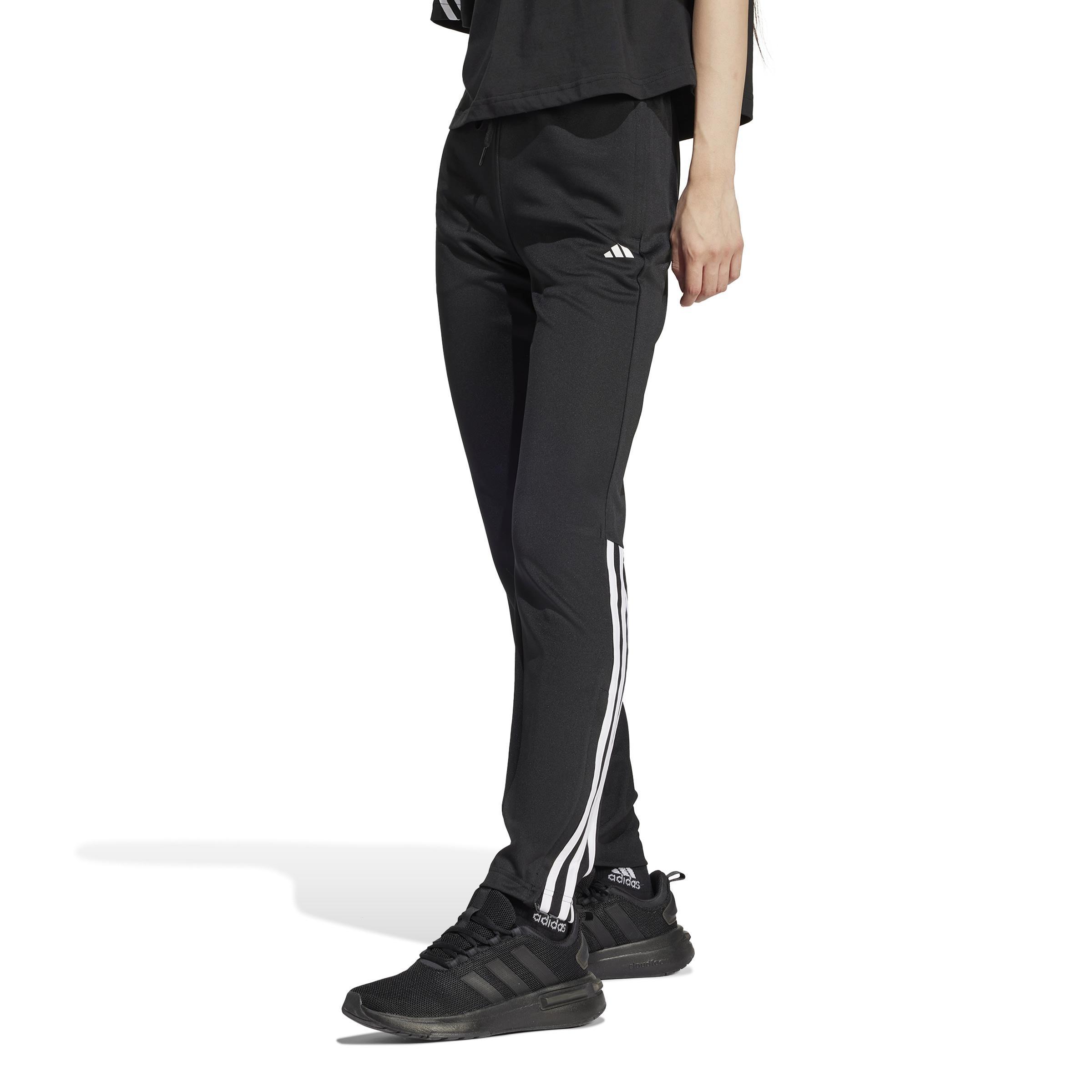 Sereno AEROREADY Cut 3-Stripes Slim Tapered Tracksuit Bottoms, Black, , large image number 9