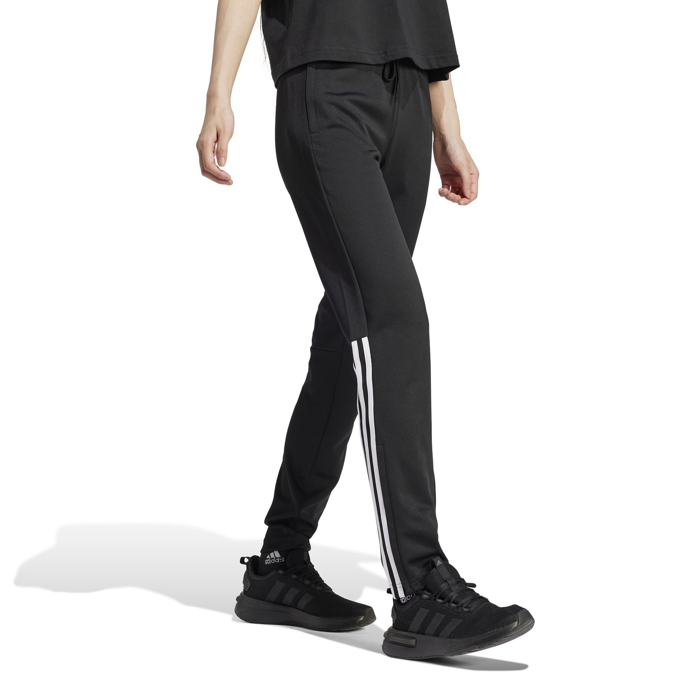 Sereno AEROREADY Cut 3-Stripes Slim Tapered Tracksuit Bottoms, Black, , large image number 11