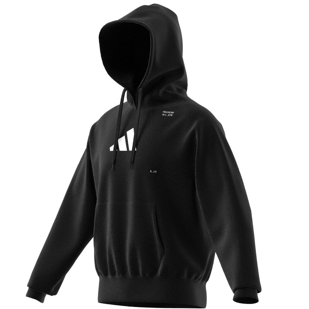 Unisex All-Gym Category Pump Cover Hoodie, Black, A901_ONE, large image number 9