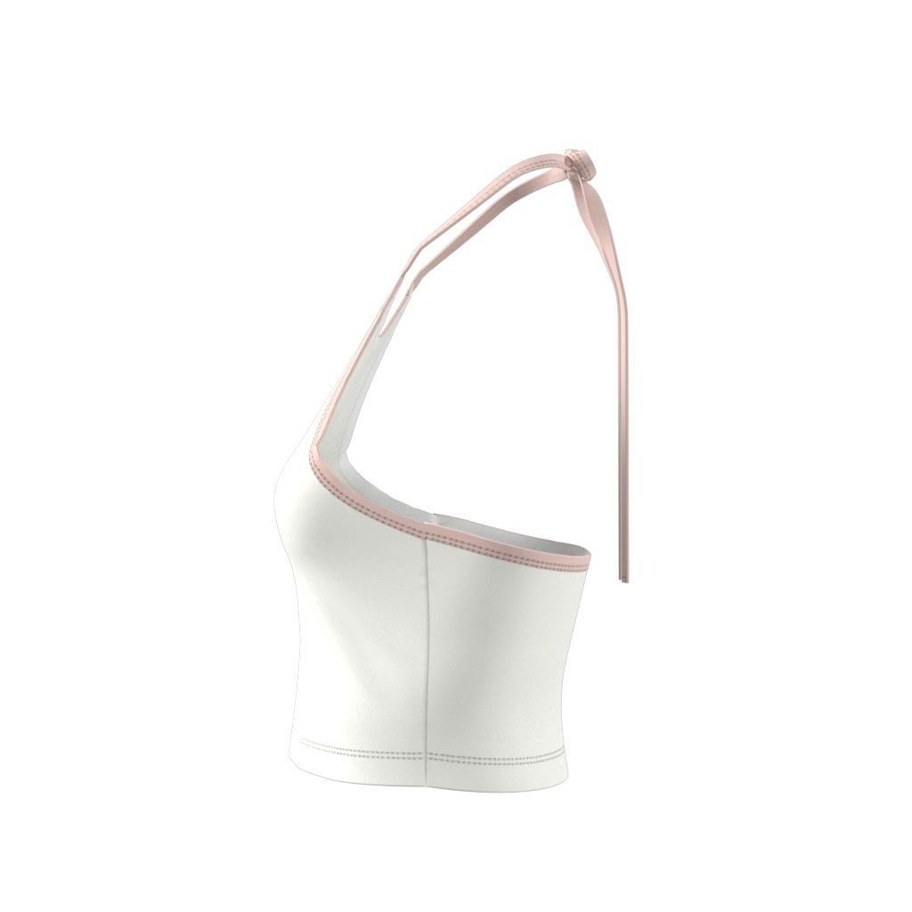 Fashion Graphics Floral Halter Neck Top, White, A901_ONE, large image number 6