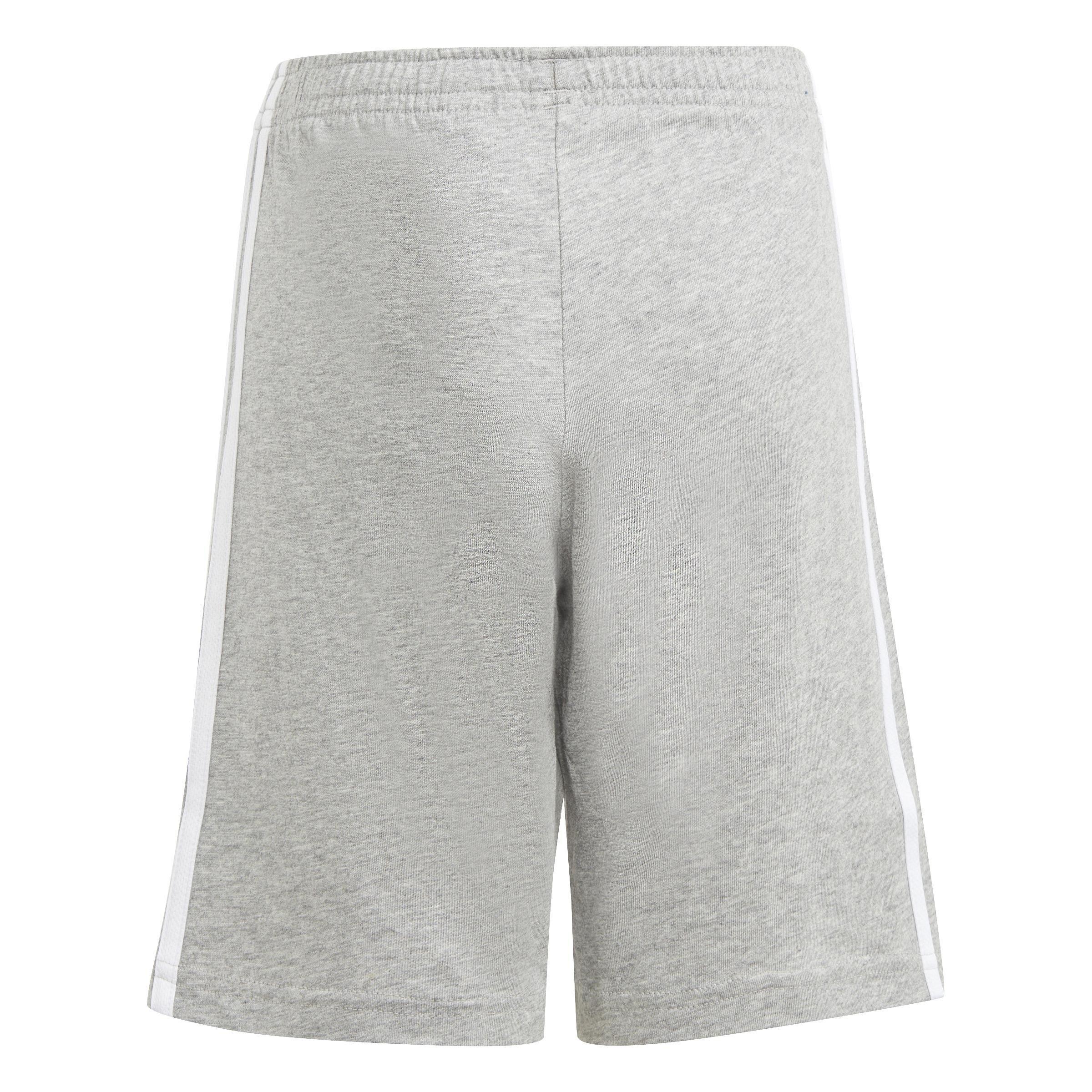 Unisex Kids Essentials 3-Stripes Tee And Shorts Set, Red, A901_ONE, medium