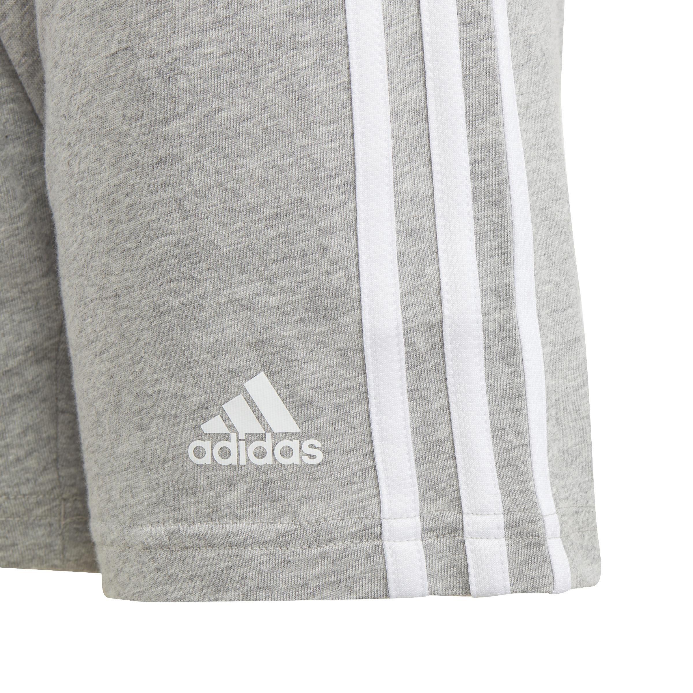 Unisex Kids Essentials 3-Stripes Tee And Shorts Set, Red, A901_ONE, large image number 4