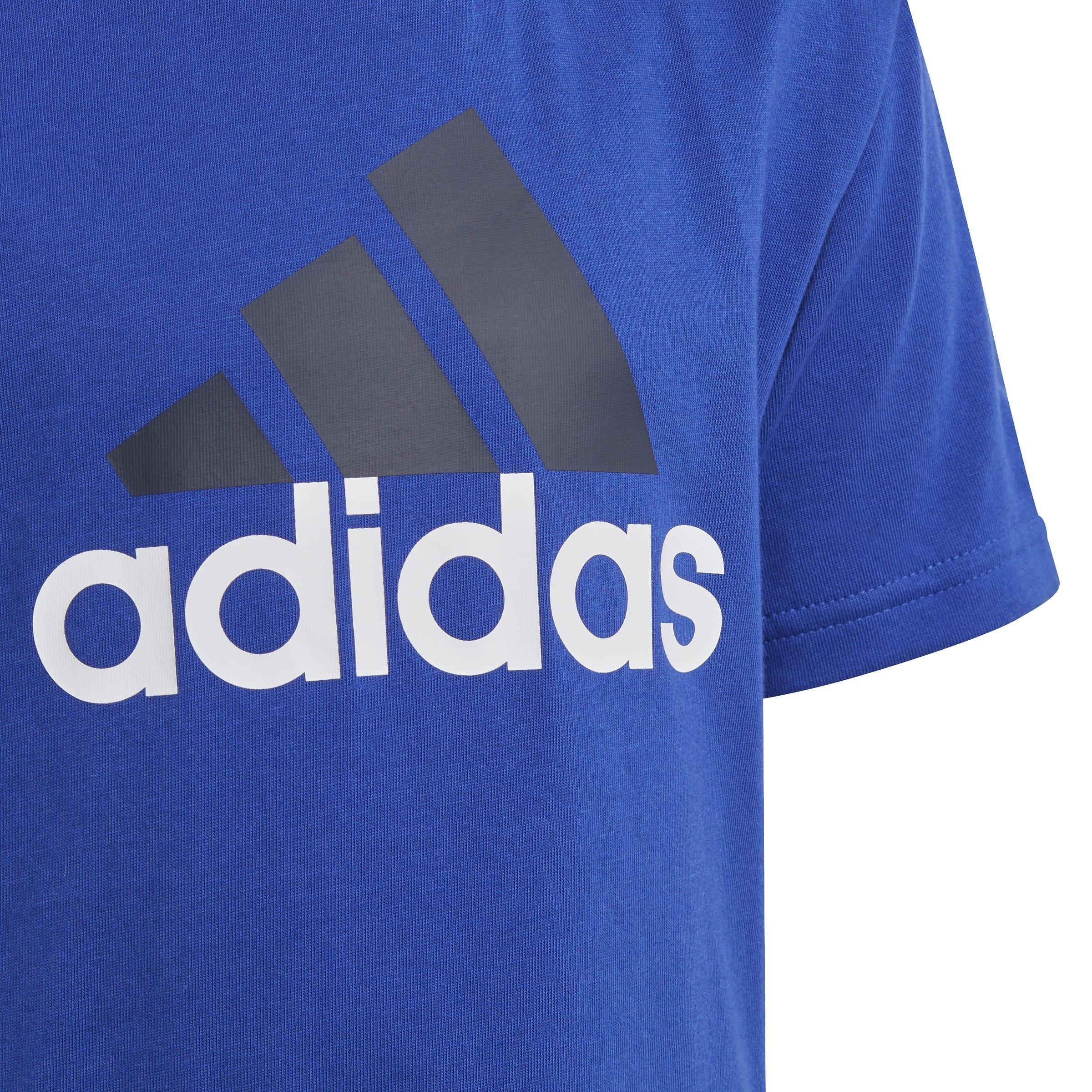 Unisex Kids Essentials Logo Tee And Short Set, Blue, A901_ONE, large image number 5